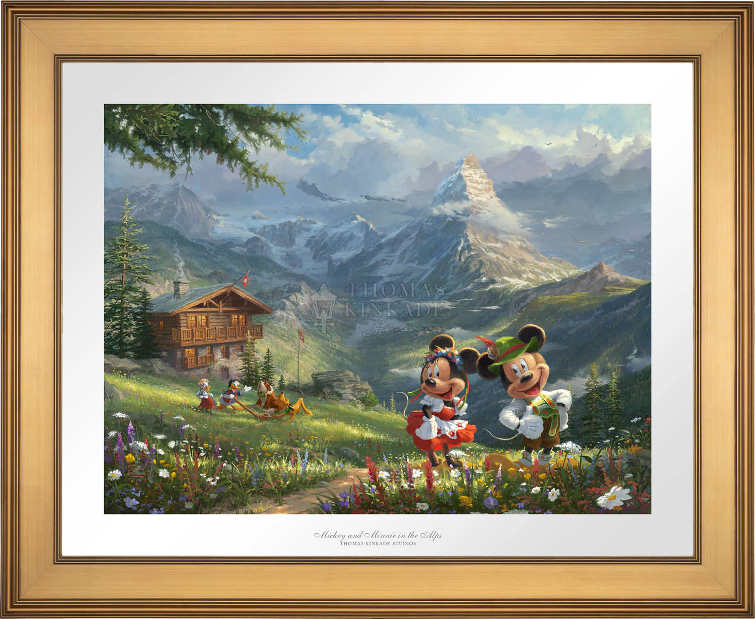 Disney Mickey and Minnie in the Alps - Limited Edition Paper - Image 3