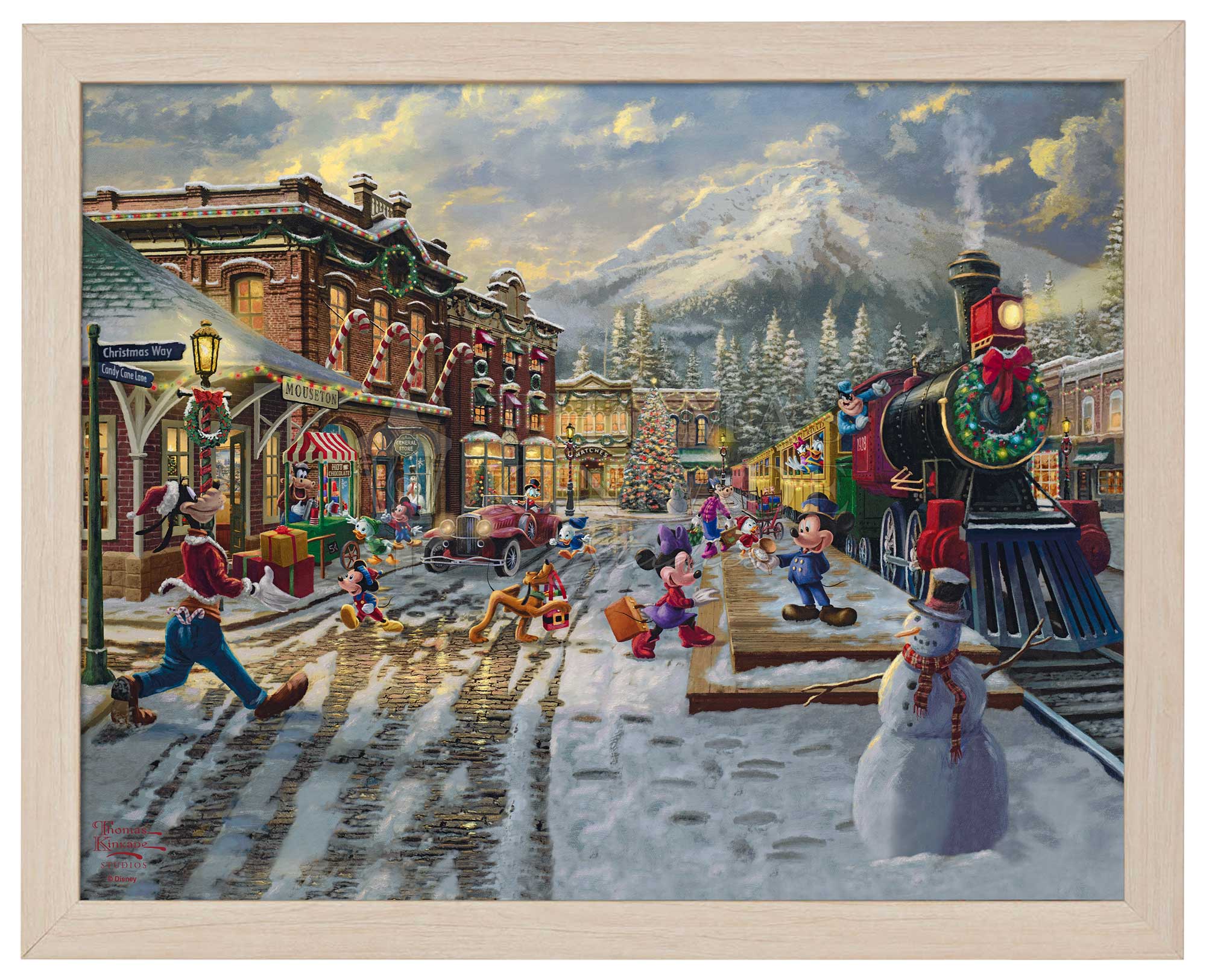Disney Mickey and Minnie Candy Cane Express - Art Prints - Image 3