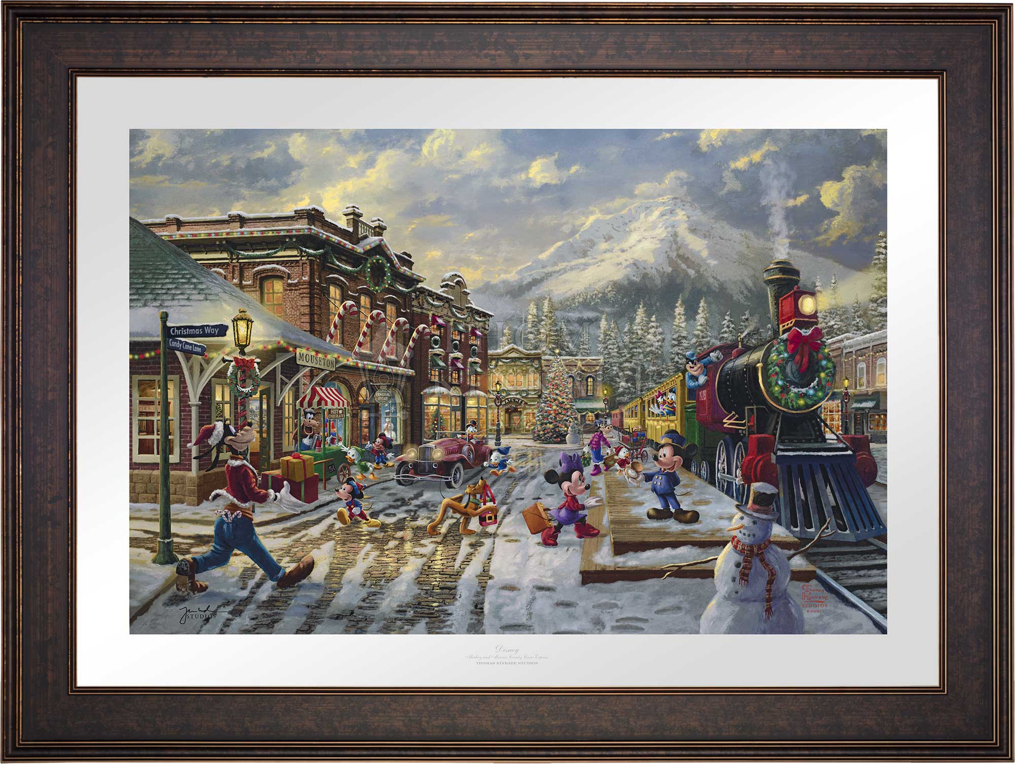 Disney Mickey and Minnie Candy Cane Express - Limited Edition Paper - Image 2