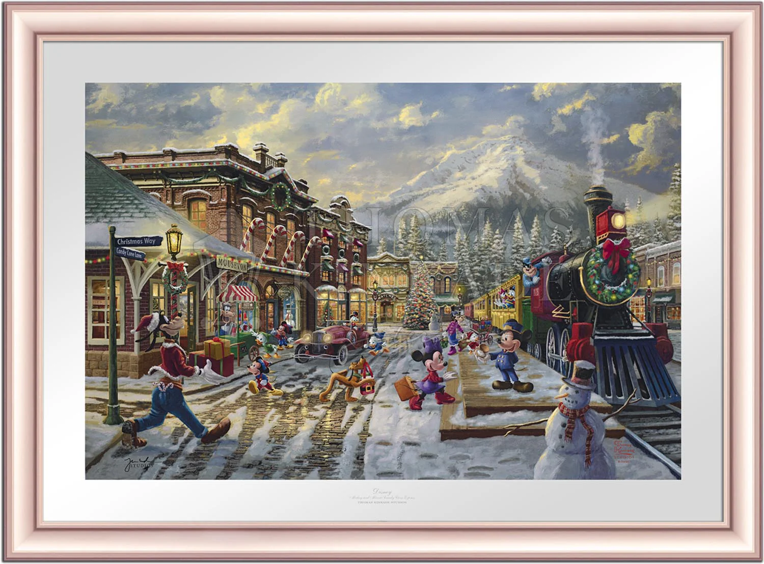 Disney Mickey and Minnie Candy Cane Express - Limited Edition Paper - Image 4