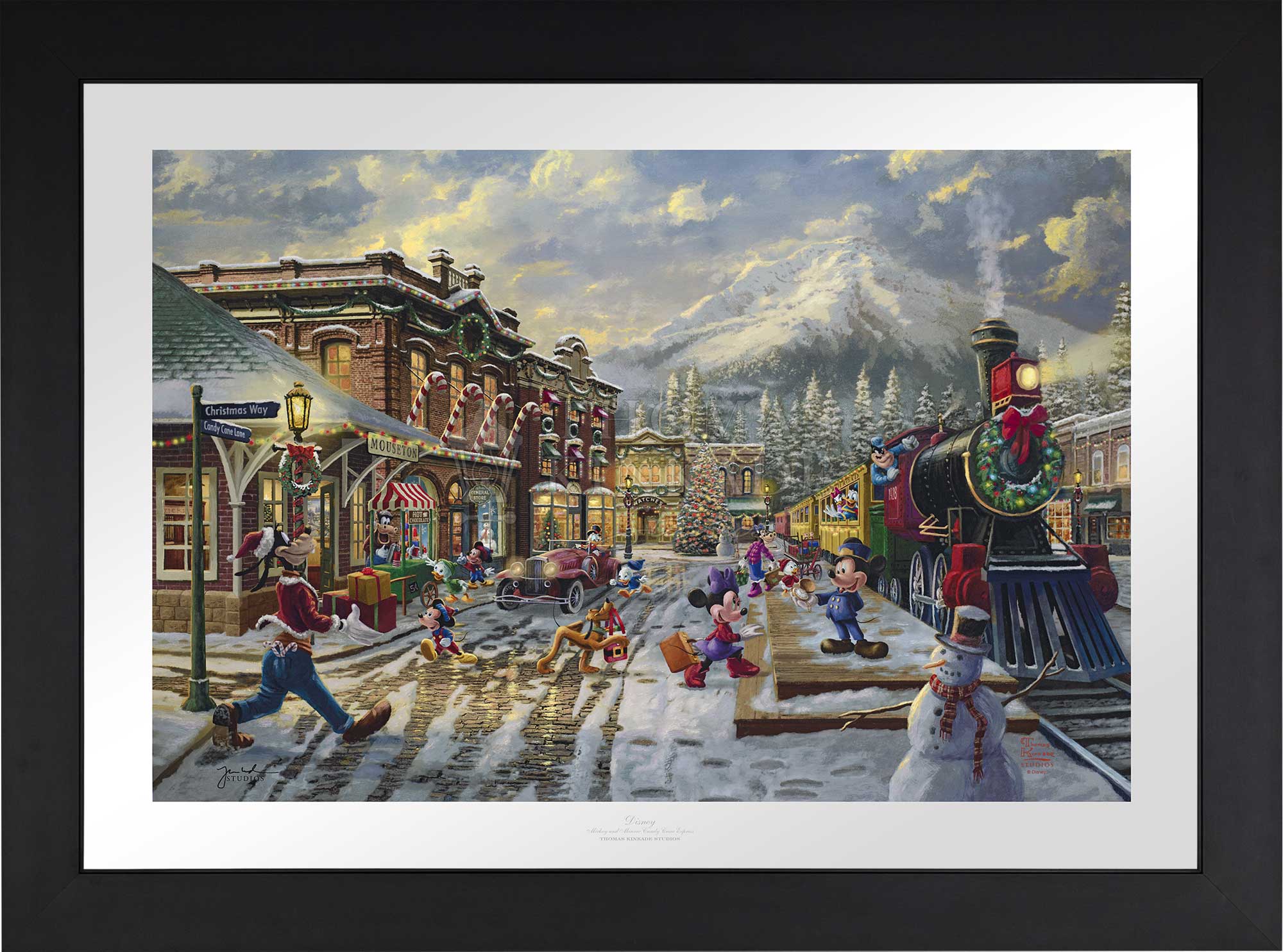 Disney Mickey and Minnie Candy Cane Express - Limited Edition Paper - Image 5