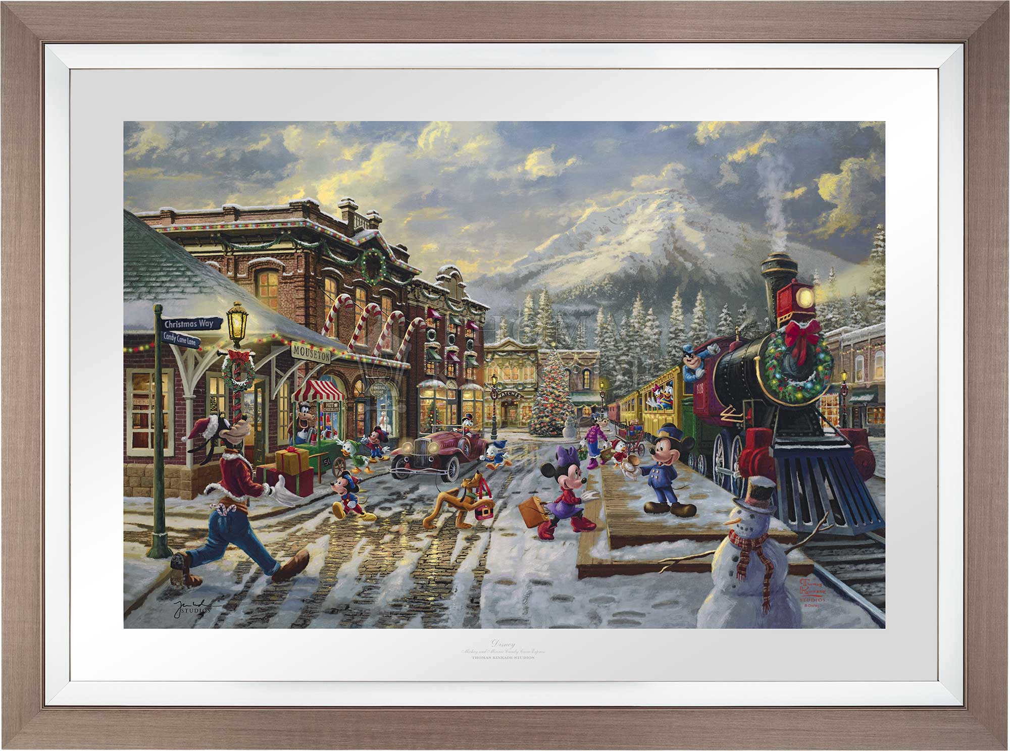 Disney Mickey and Minnie Candy Cane Express - Limited Edition Paper - Image 6