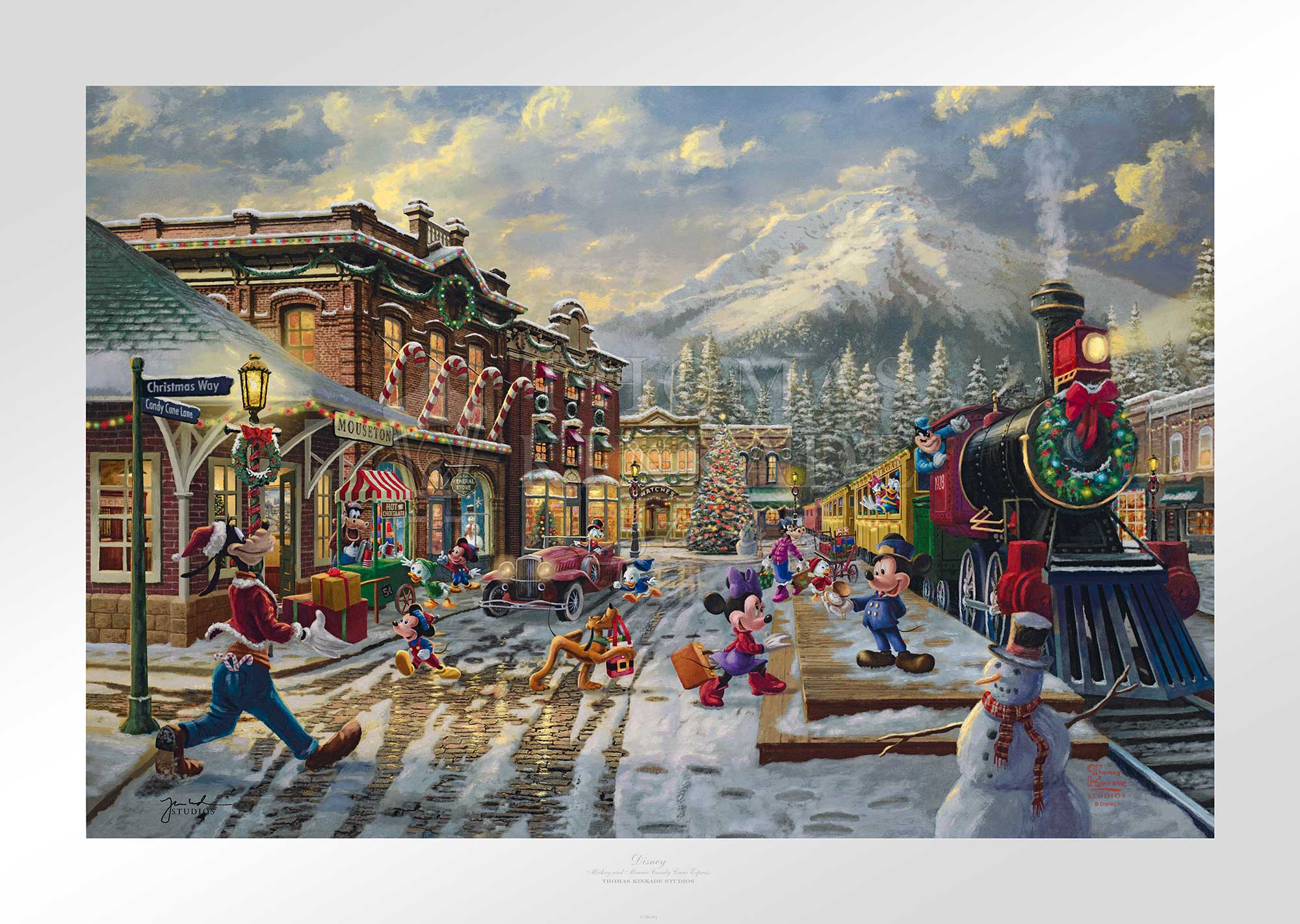 Disney Mickey and Minnie Candy Cane Express - Limited Edition Paper - Image 7