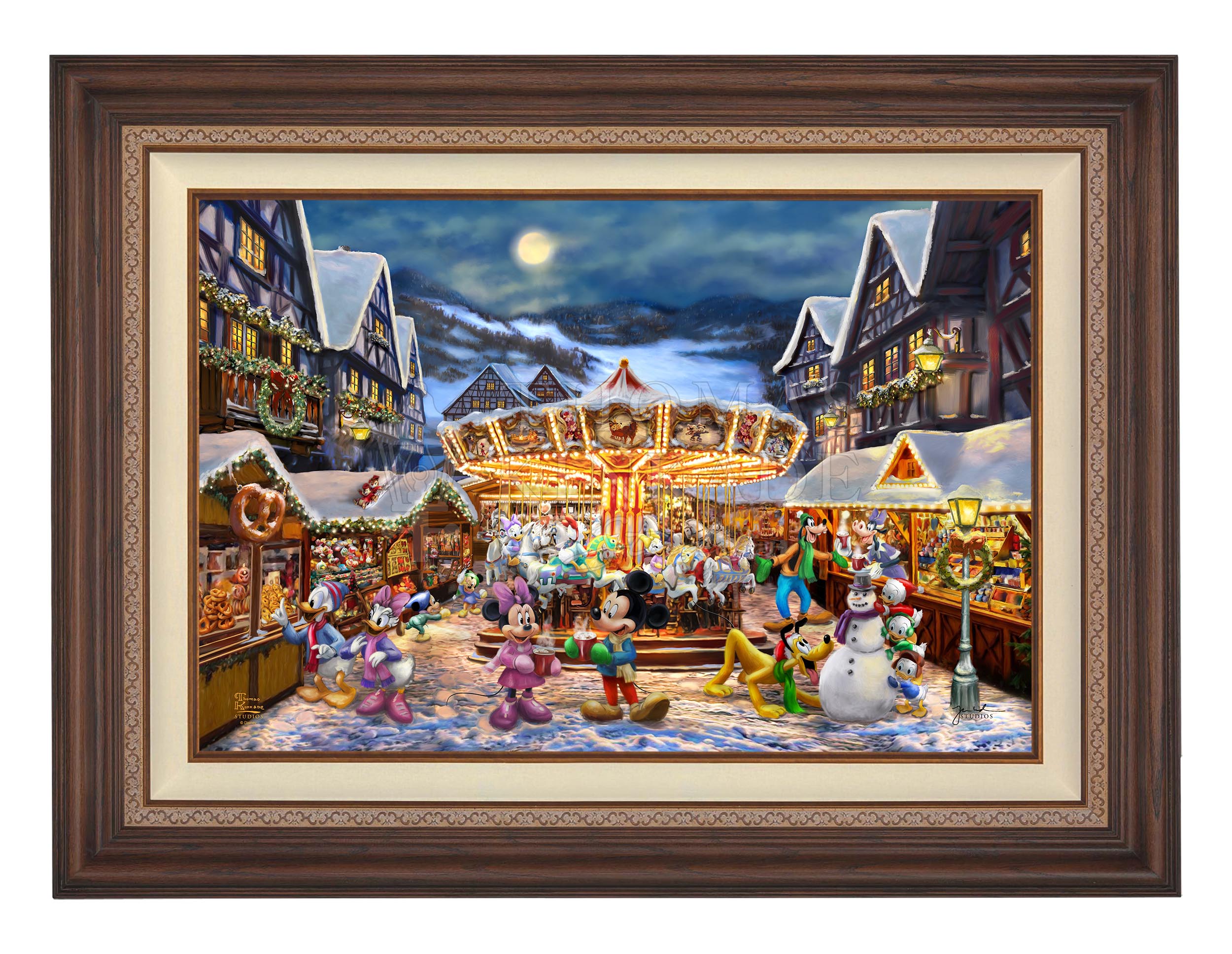 Disney Mickey and Minnie Christmas Market - Jewel Edition Art - Image 13