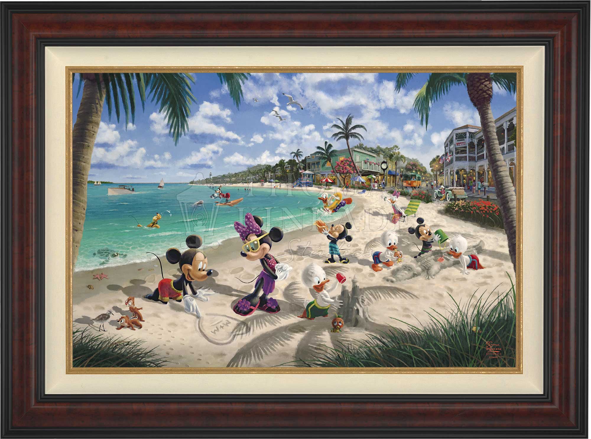 Disney Mickey and Minnie in Florida - Jewel Edition Art - Image 4