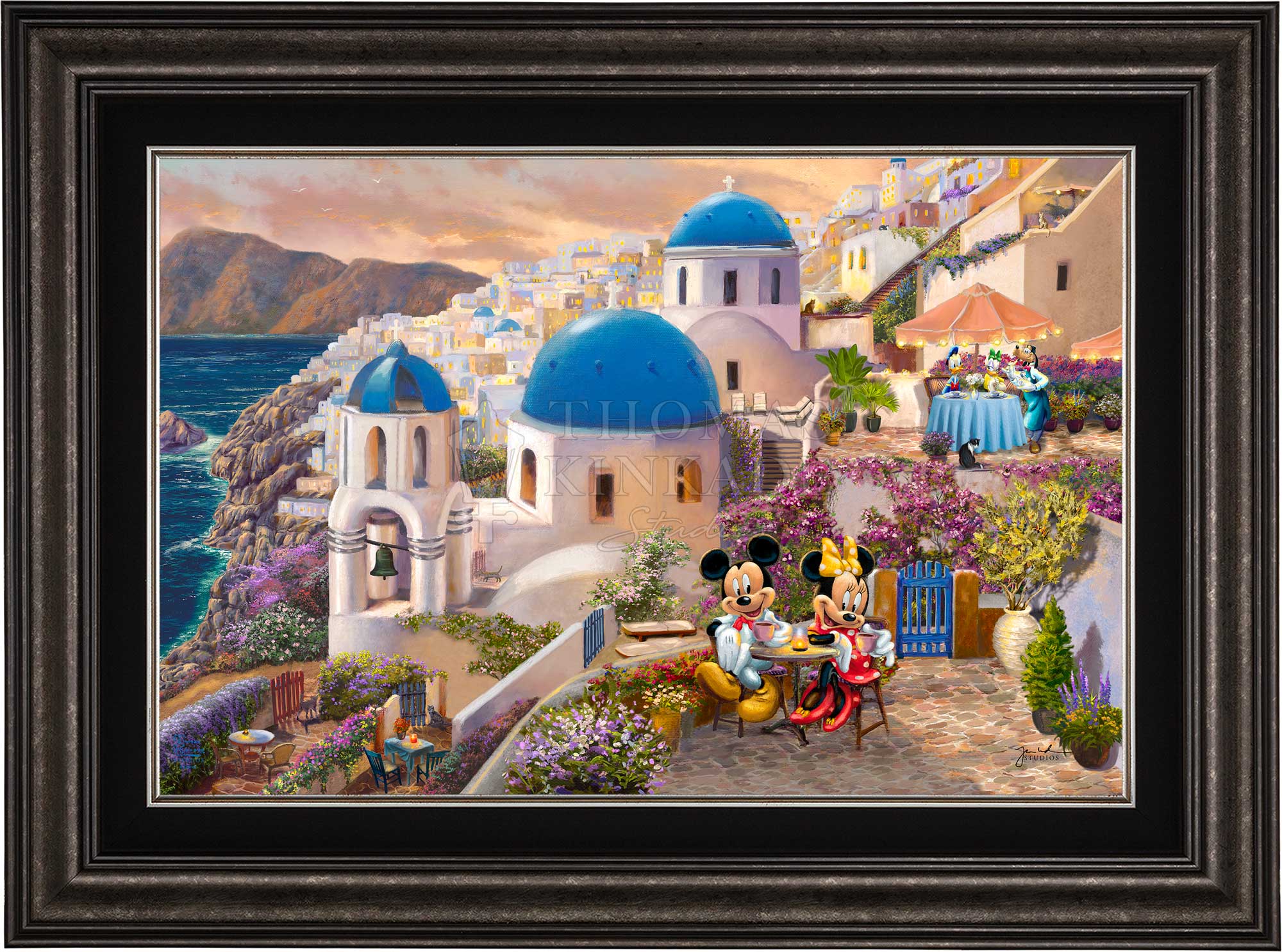 Disney Mickey and Minnie in Greece - Limited Edition Canvas - Image 10