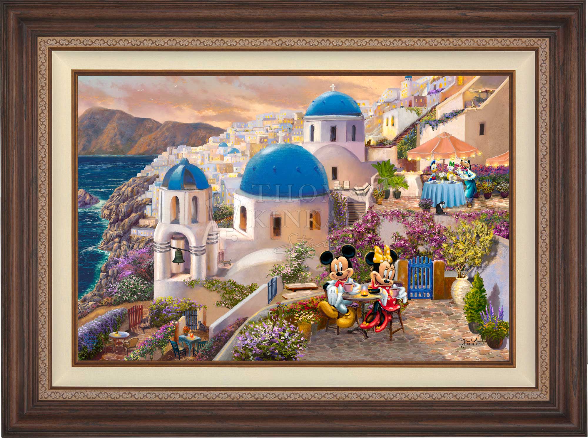 Disney Mickey and Minnie in Greece - Limited Edition Canvas - Image 11