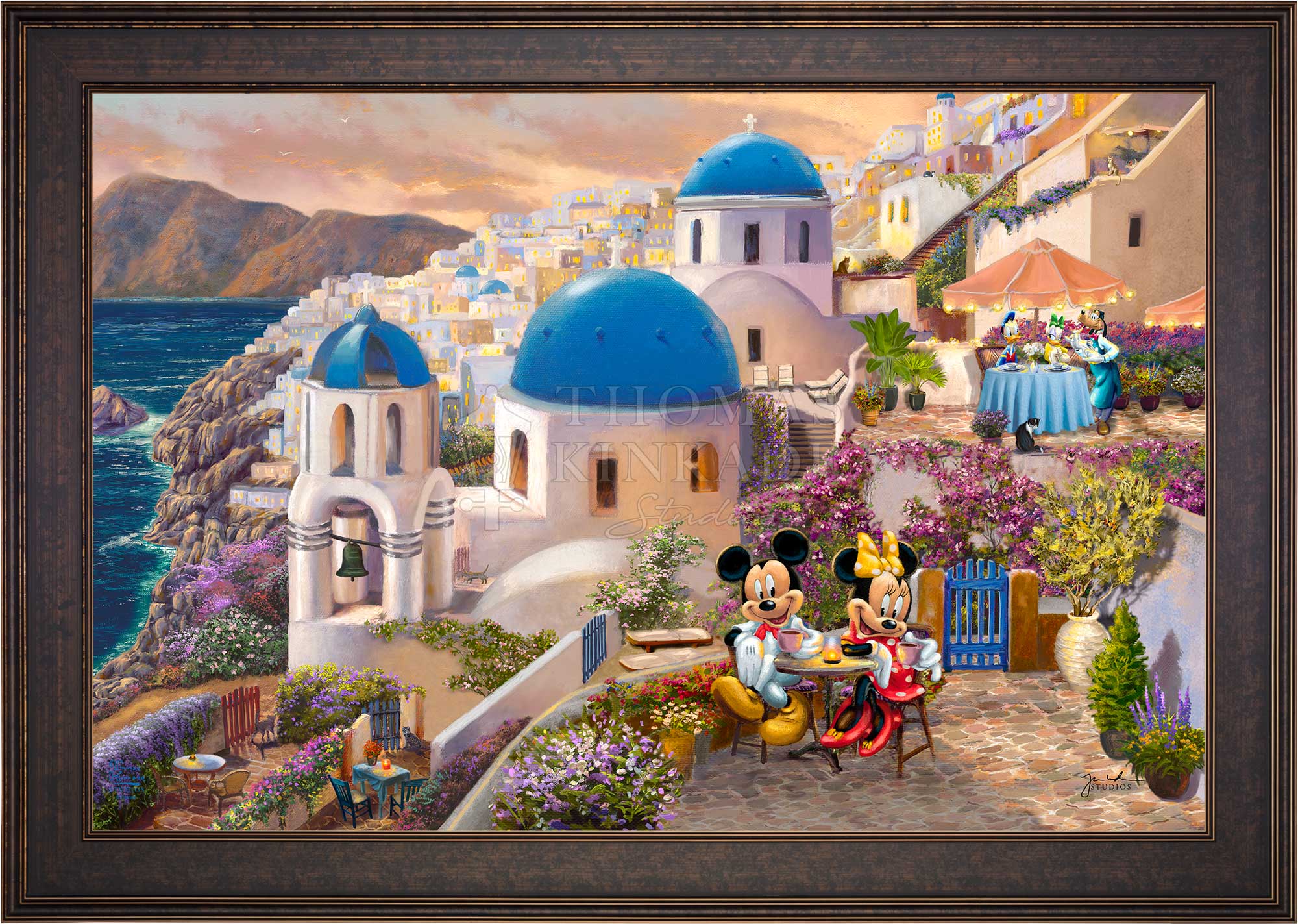 Disney Mickey and Minnie in Greece - Limited Edition Canvas - Image 14