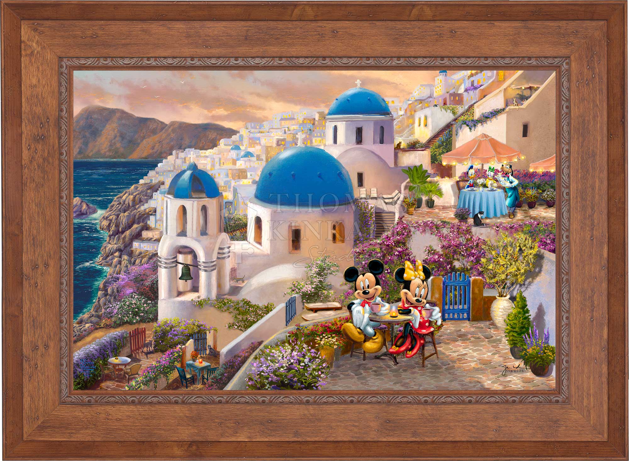 Disney Mickey and Minnie in Greece - Limited Edition Canvas - Image 17