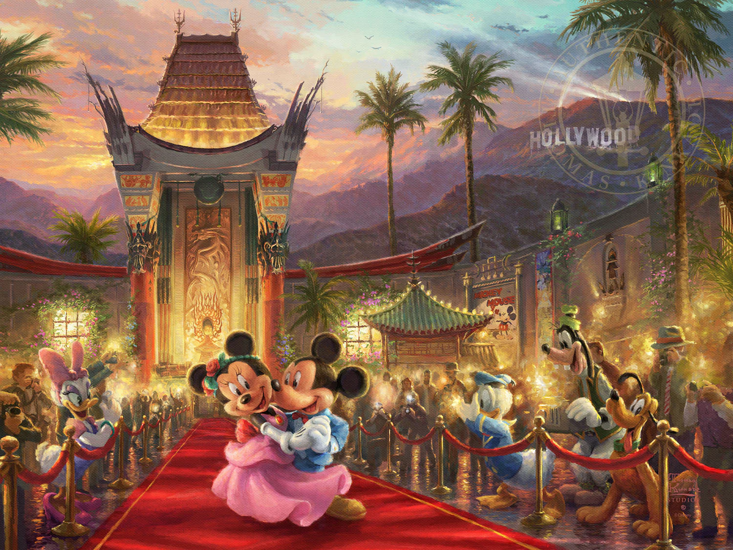 Disney Mickey and Minnie in Hollywood - Limited Edition Canvas - Image 17