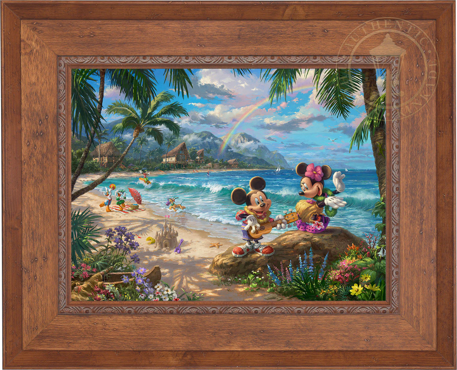 Disney Mickey and Minnie in Hawaii - Limited Edition Canvas - Image 17