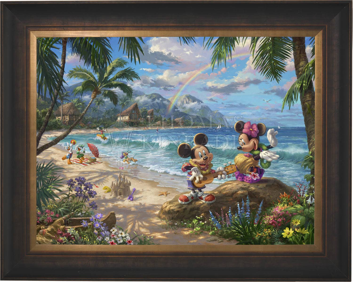 Disney Mickey and Minnie in Hawaii - Jewel Edition Art - Image 11