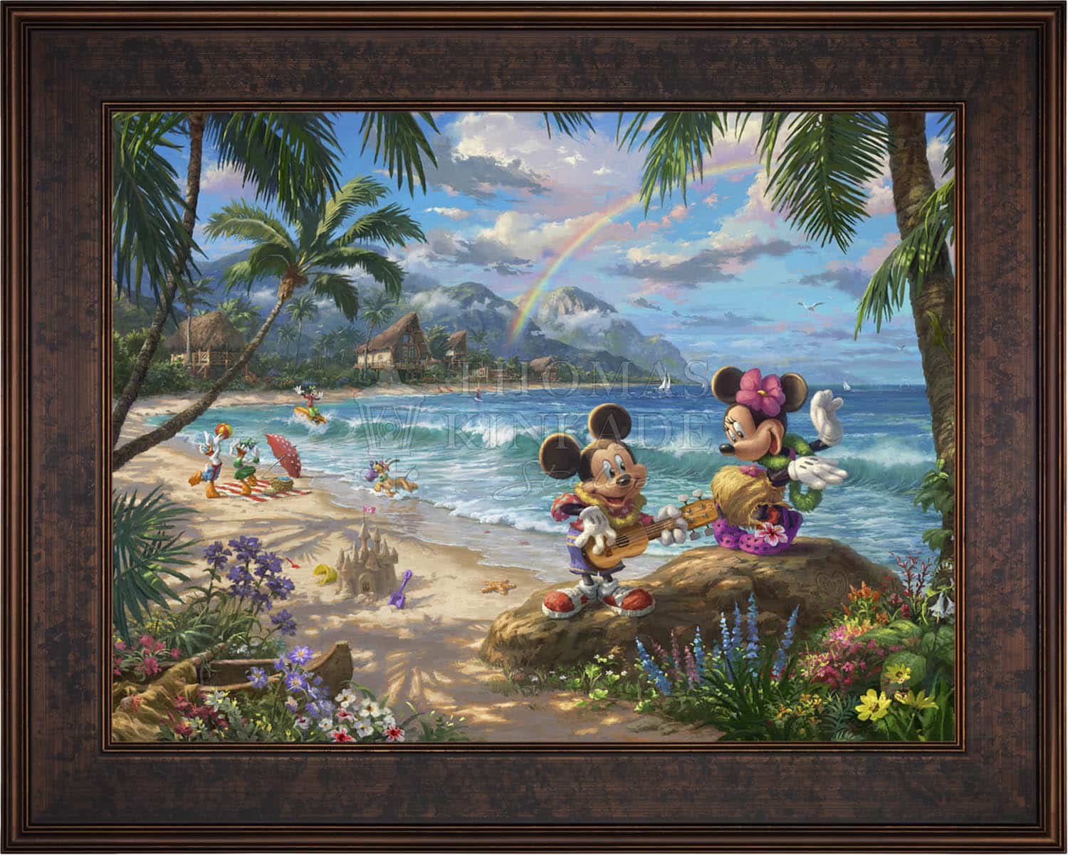 Disney Mickey and Minnie in Hawaii - Jewel Edition Art - Image 12