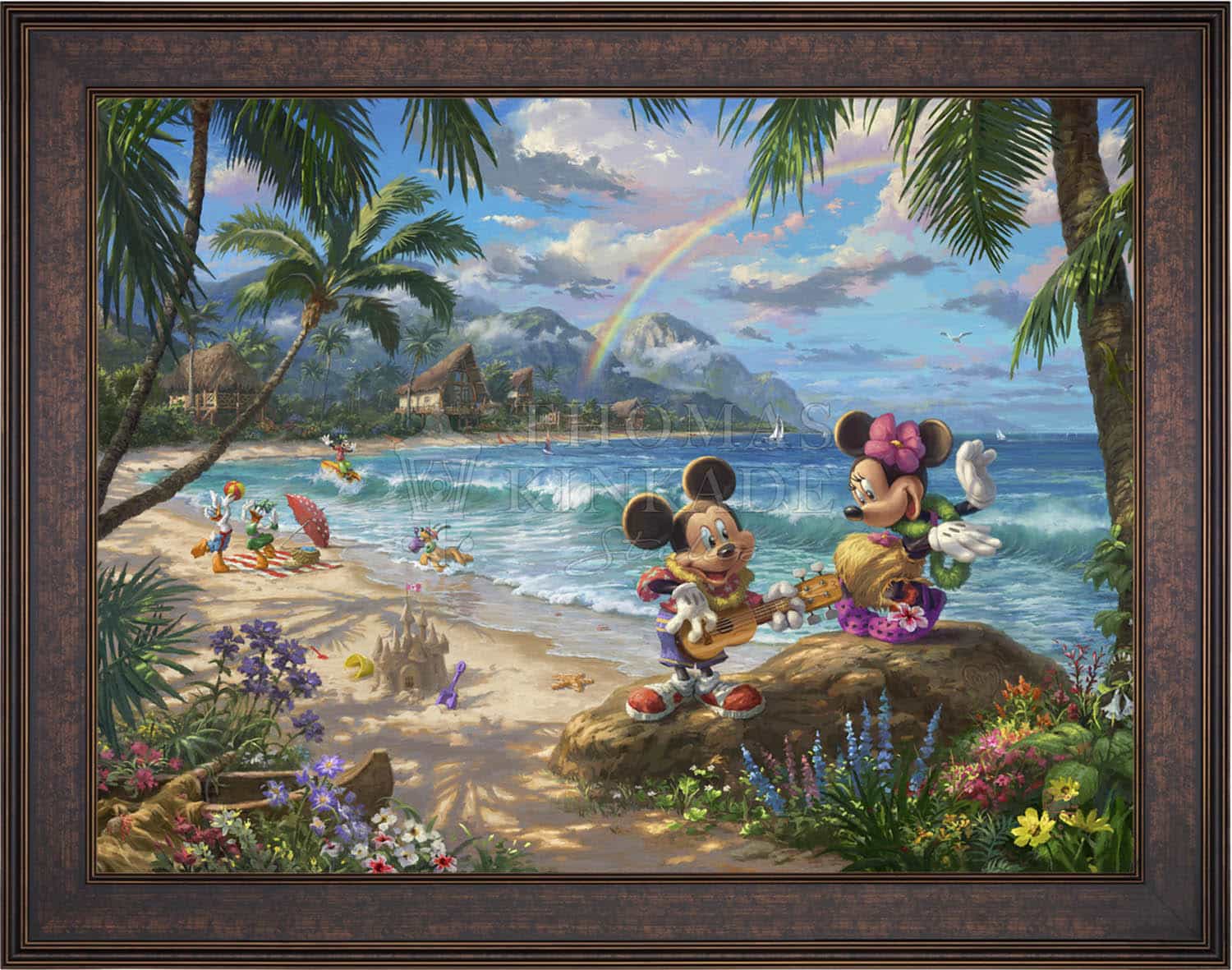 Disney Mickey and Minnie in Hawaii - Jewel Edition Art - Image 13