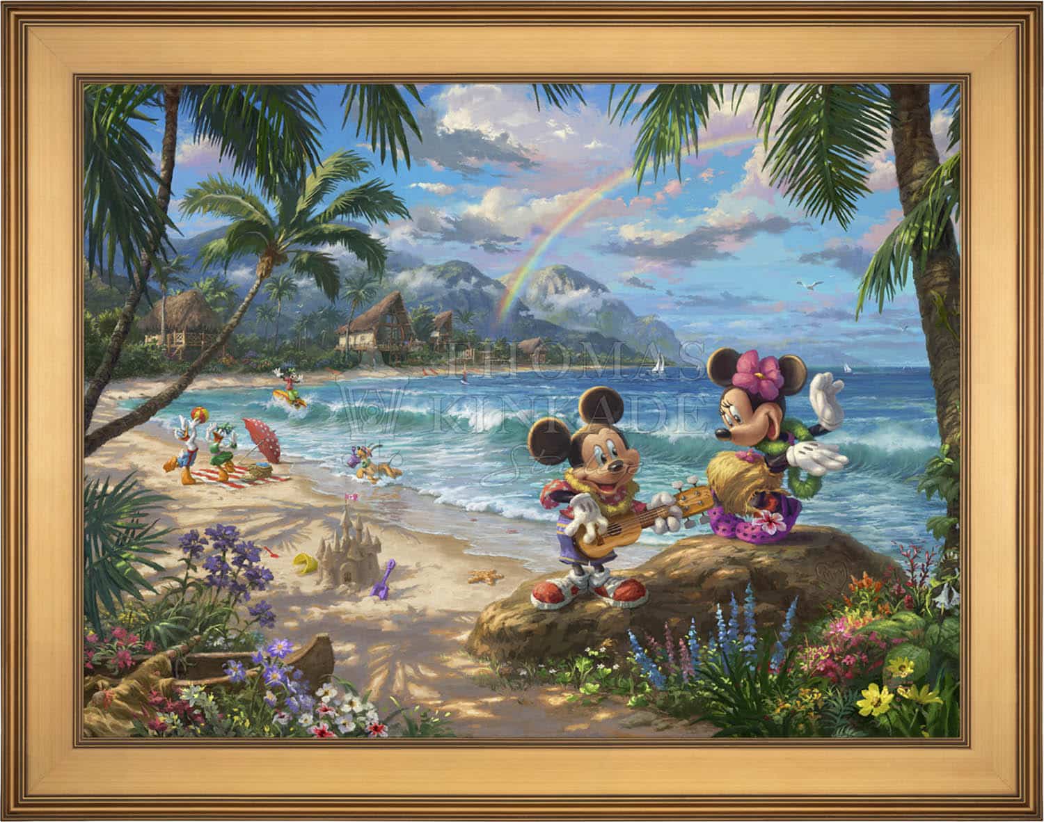 Disney Mickey and Minnie in Hawaii - Jewel Edition Art - Image 15