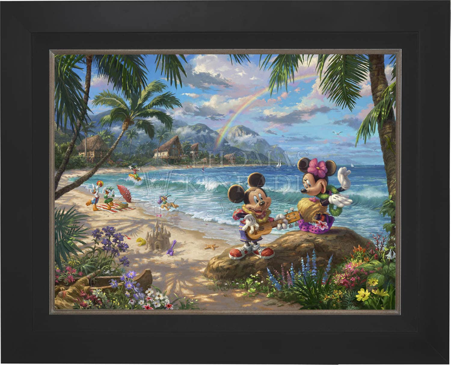 Disney Mickey and Minnie in Hawaii - Jewel Edition Art - Image 8