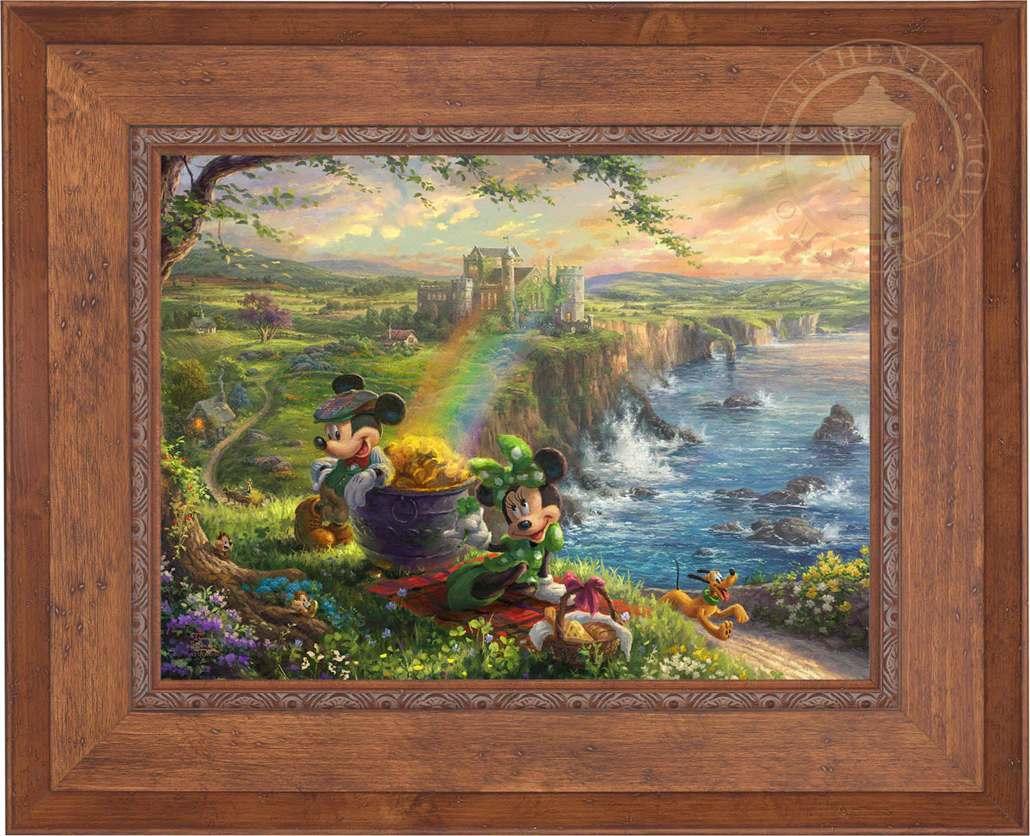 Disney Mickey and Minnie in Ireland - Limited Edition Canvas - Image 17