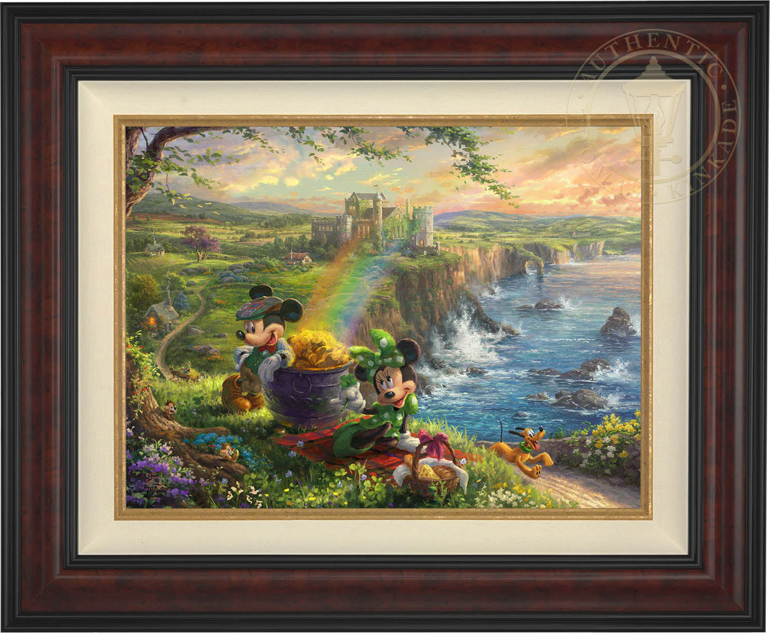 Disney Mickey and Minnie in Ireland - Limited Edition Canvas - Image 5