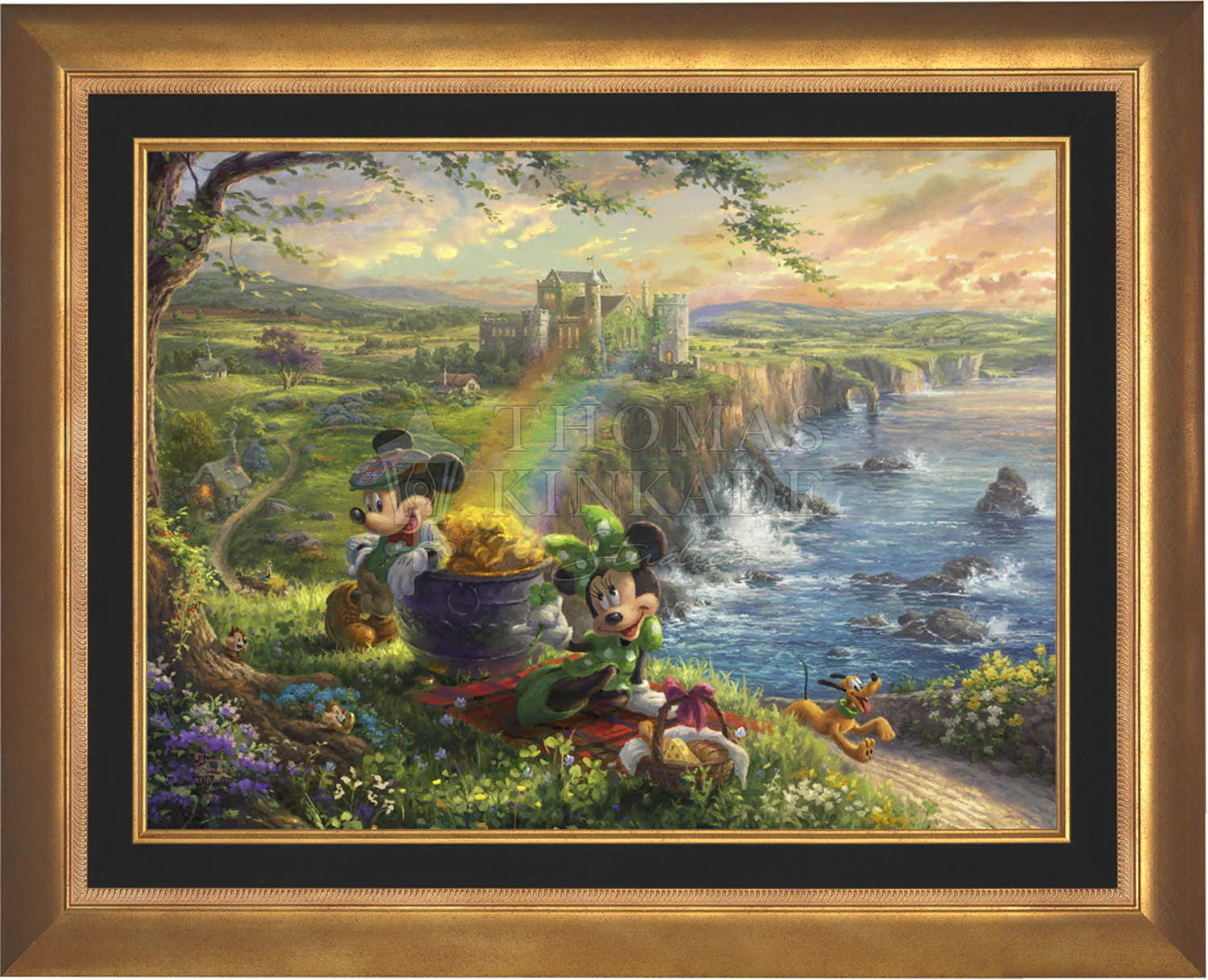 Disney Mickey and Minnie in Ireland - Jewel Edition Art - Image 4