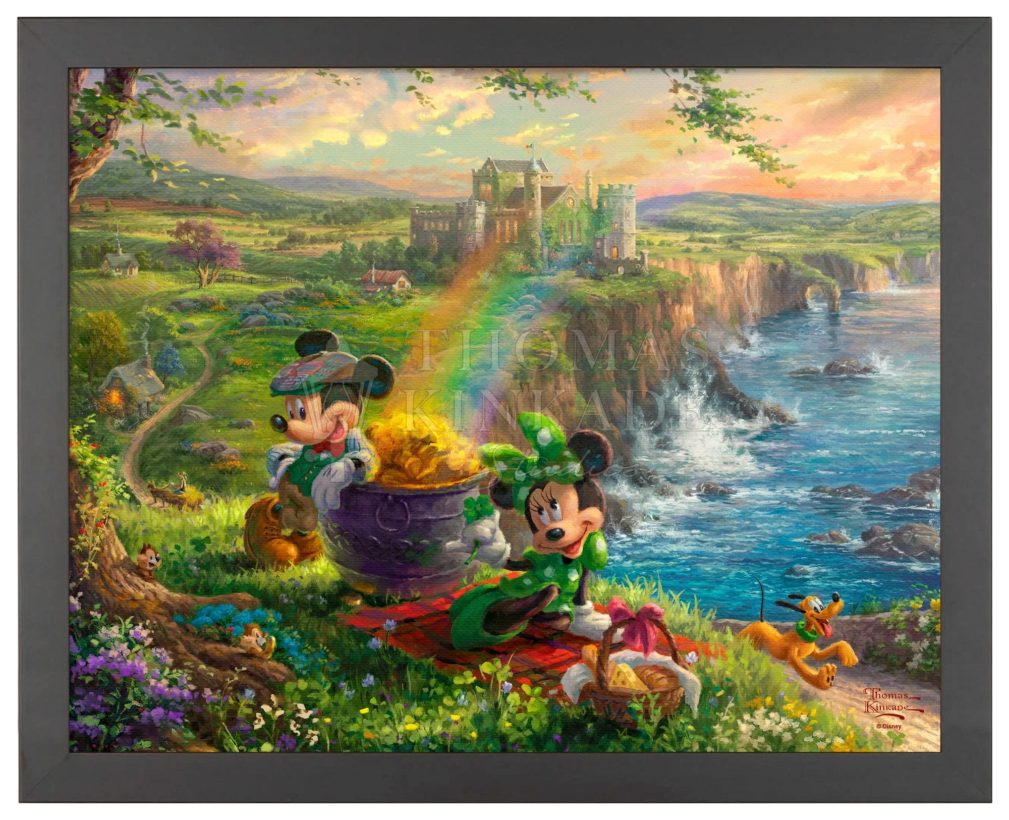 Disney Mickey and Minnie in Ireland - Art Prints