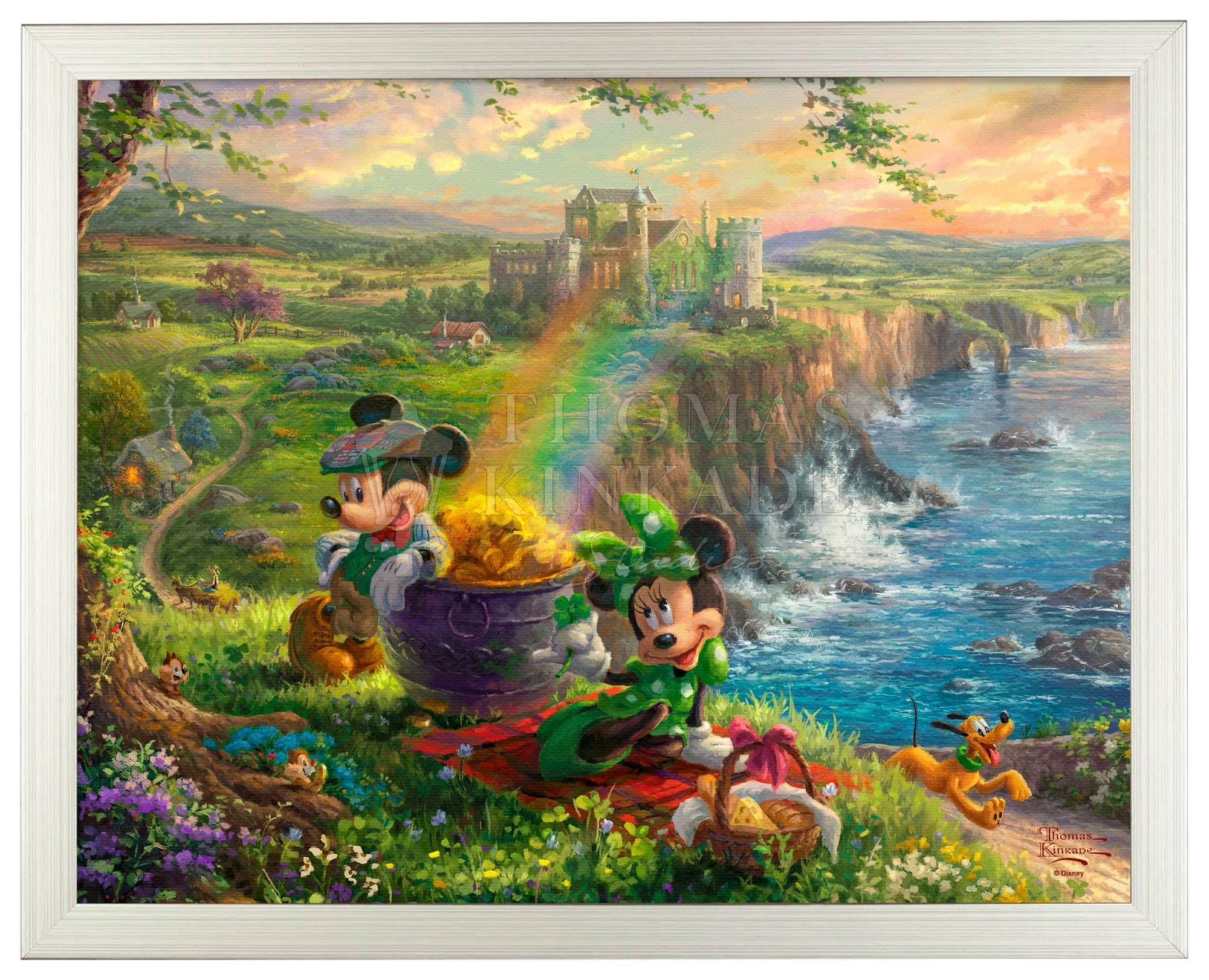 Disney Mickey and Minnie in Ireland - Art Prints - Image 2