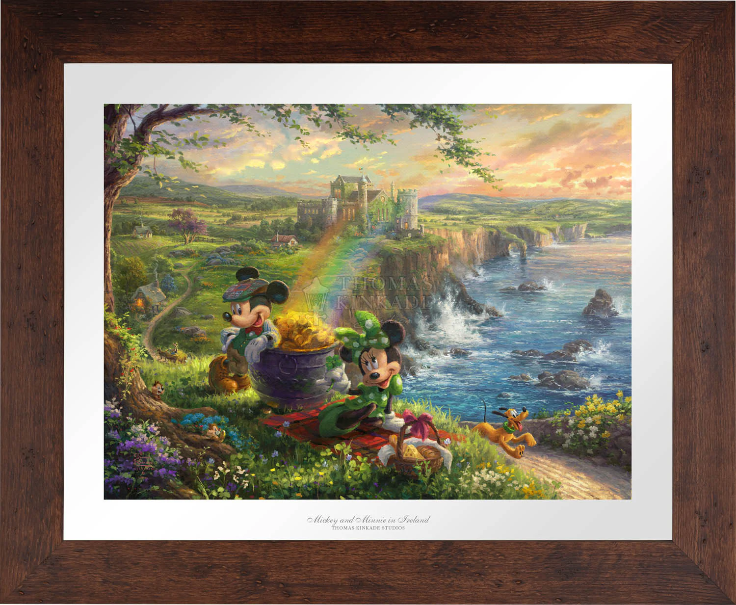 Disney Mickey and Minnie in Ireland - Limited Edition Paper