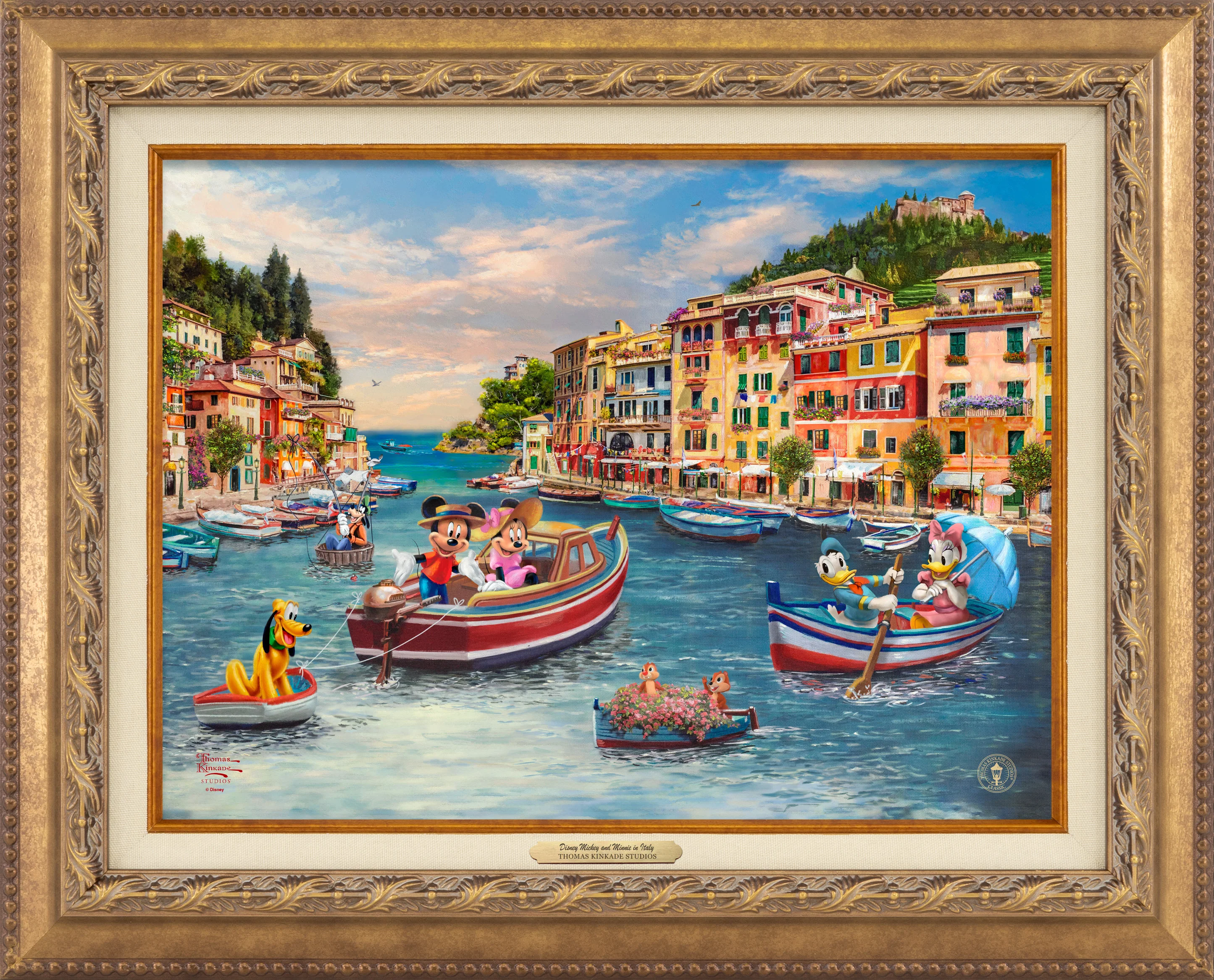 Disney Mickey and Minnie in Italy - Canvas Classics