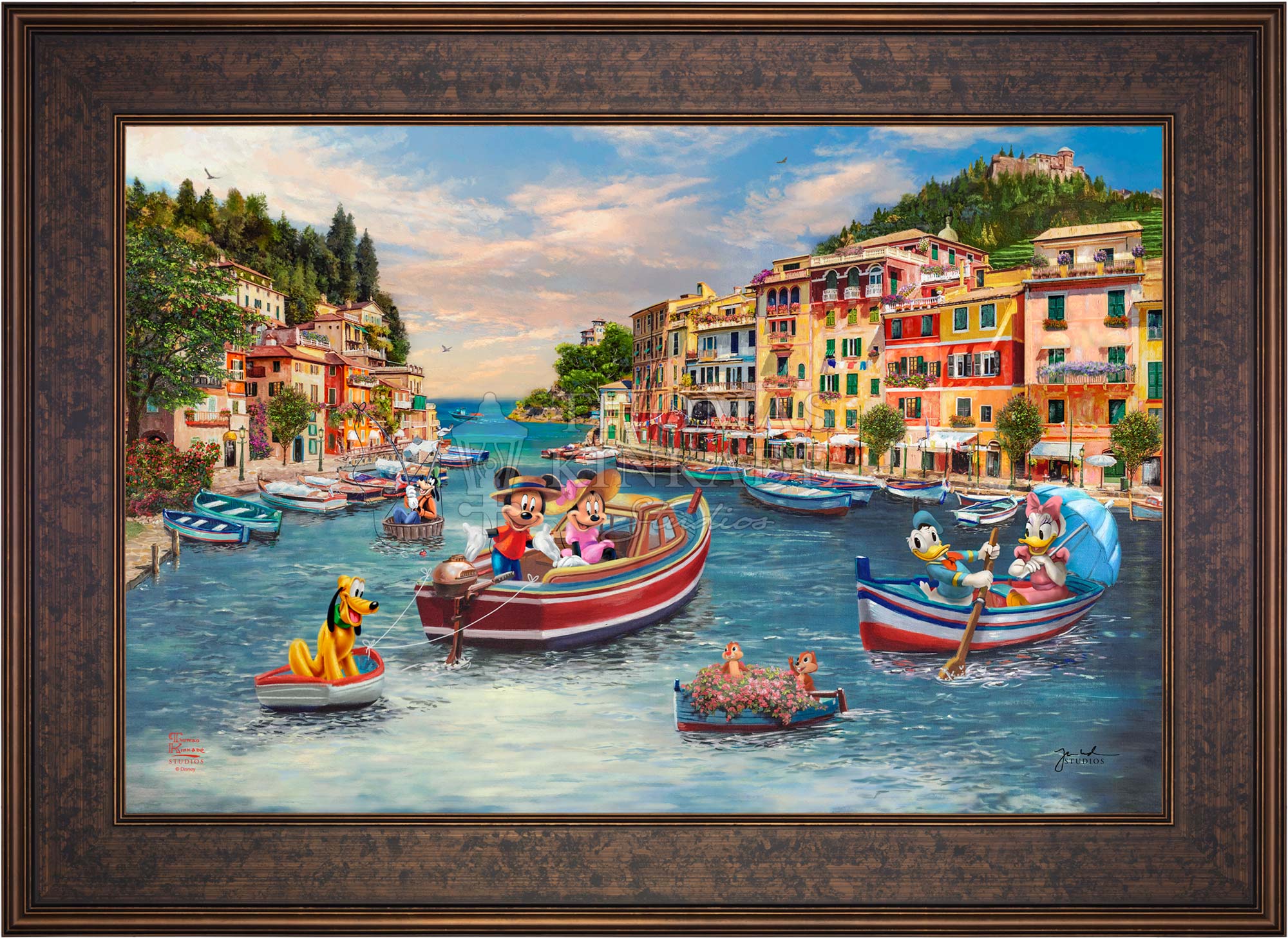 Disney Mickey and Minnie in Italy - Limited Edition Canvas - Image 13