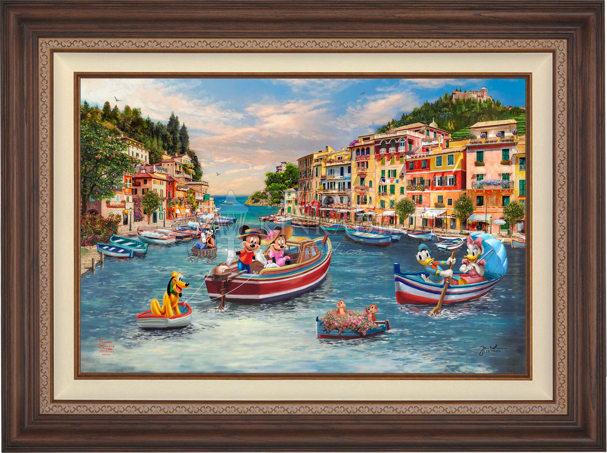 Disney Mickey and Minnie in Italy - Jewel Edition Art - Image 11