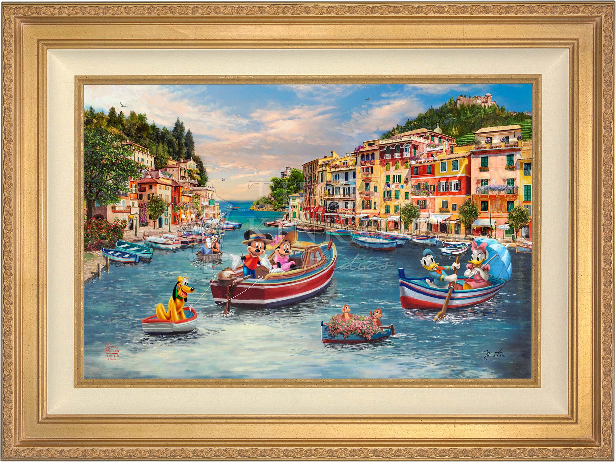 Disney Mickey and Minnie in Italy - Jewel Edition Art - Image 4