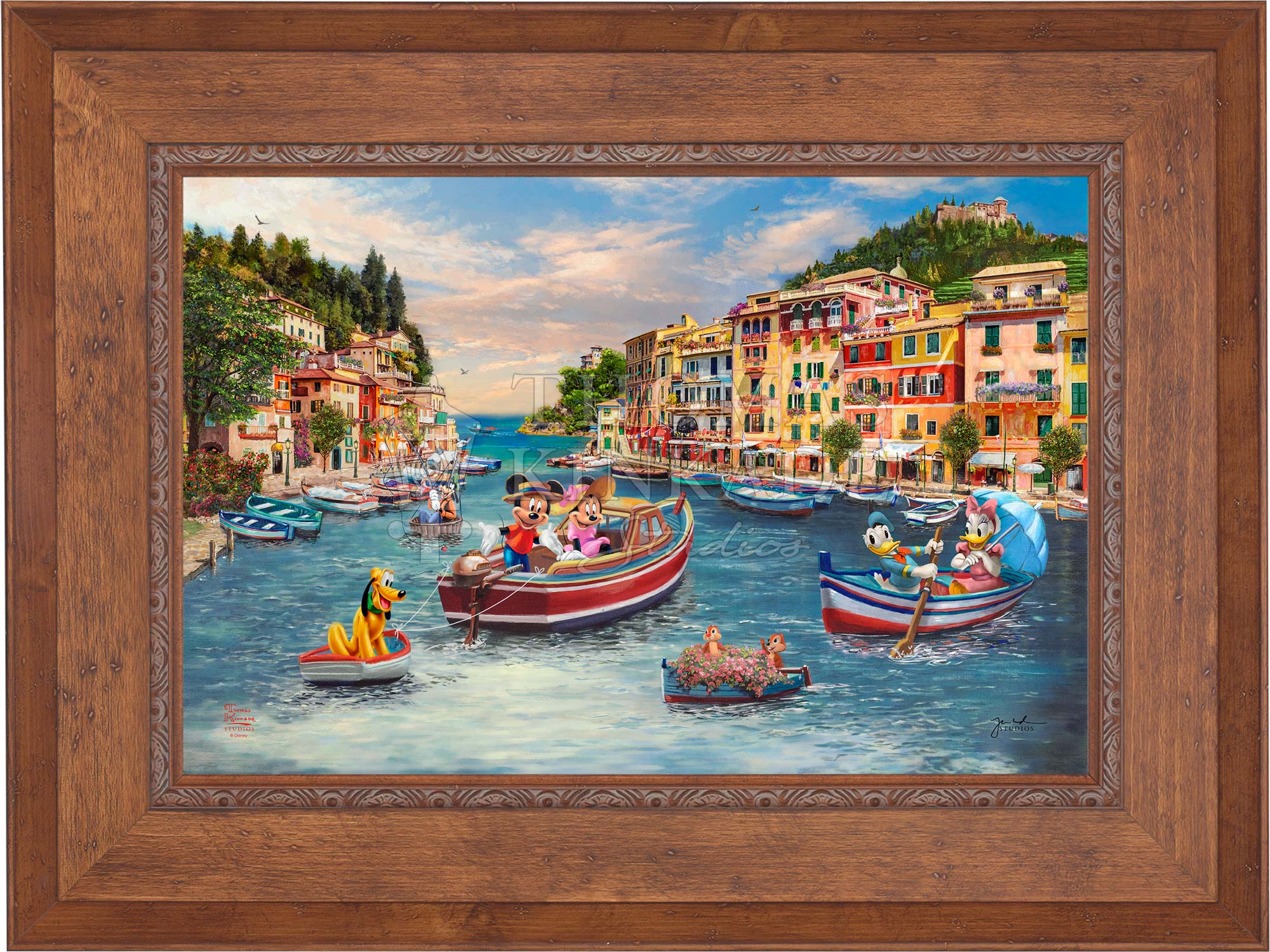 Disney Mickey and Minnie in Italy - Jewel Edition Art - Image 7