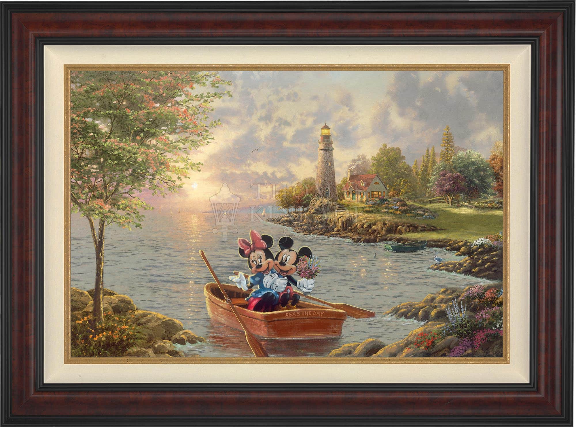 Disney Mickey and Minnie Lighthouse Cove - Limited Edition Canvas