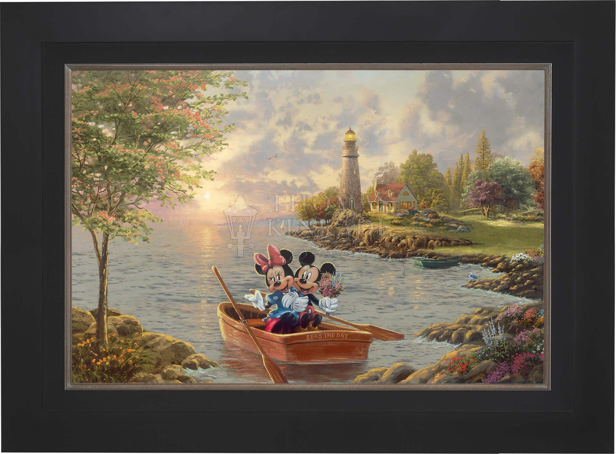 Disney Mickey and Minnie Lighthouse Cove - Limited Edition Canvas - Image 9