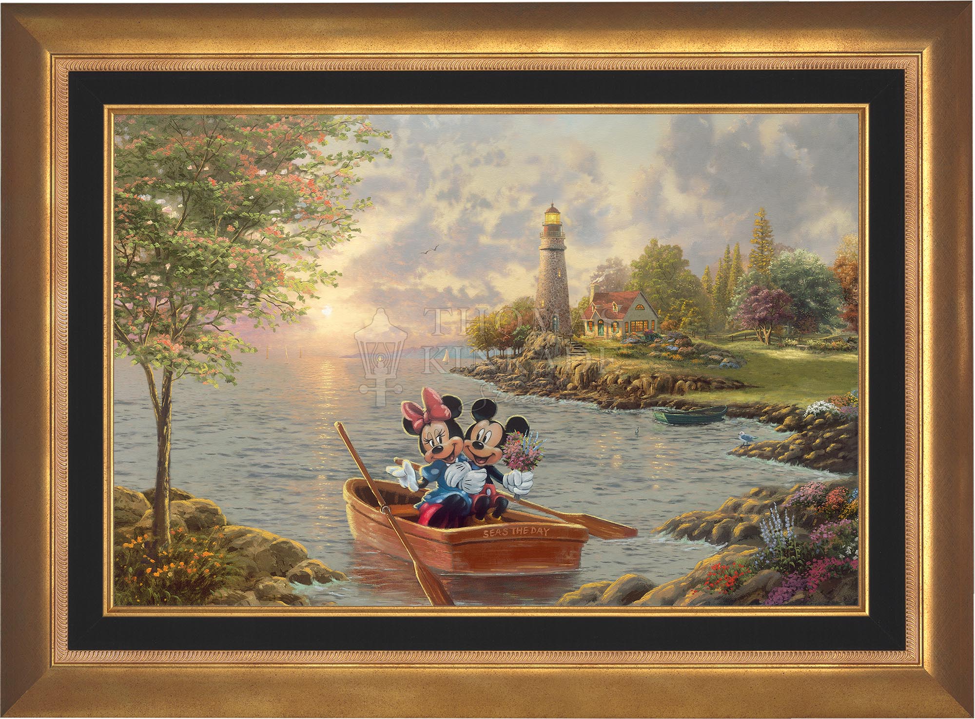 Disney Mickey and Minnie Lighthouse Cove - Jewel Edition Art - Image 2