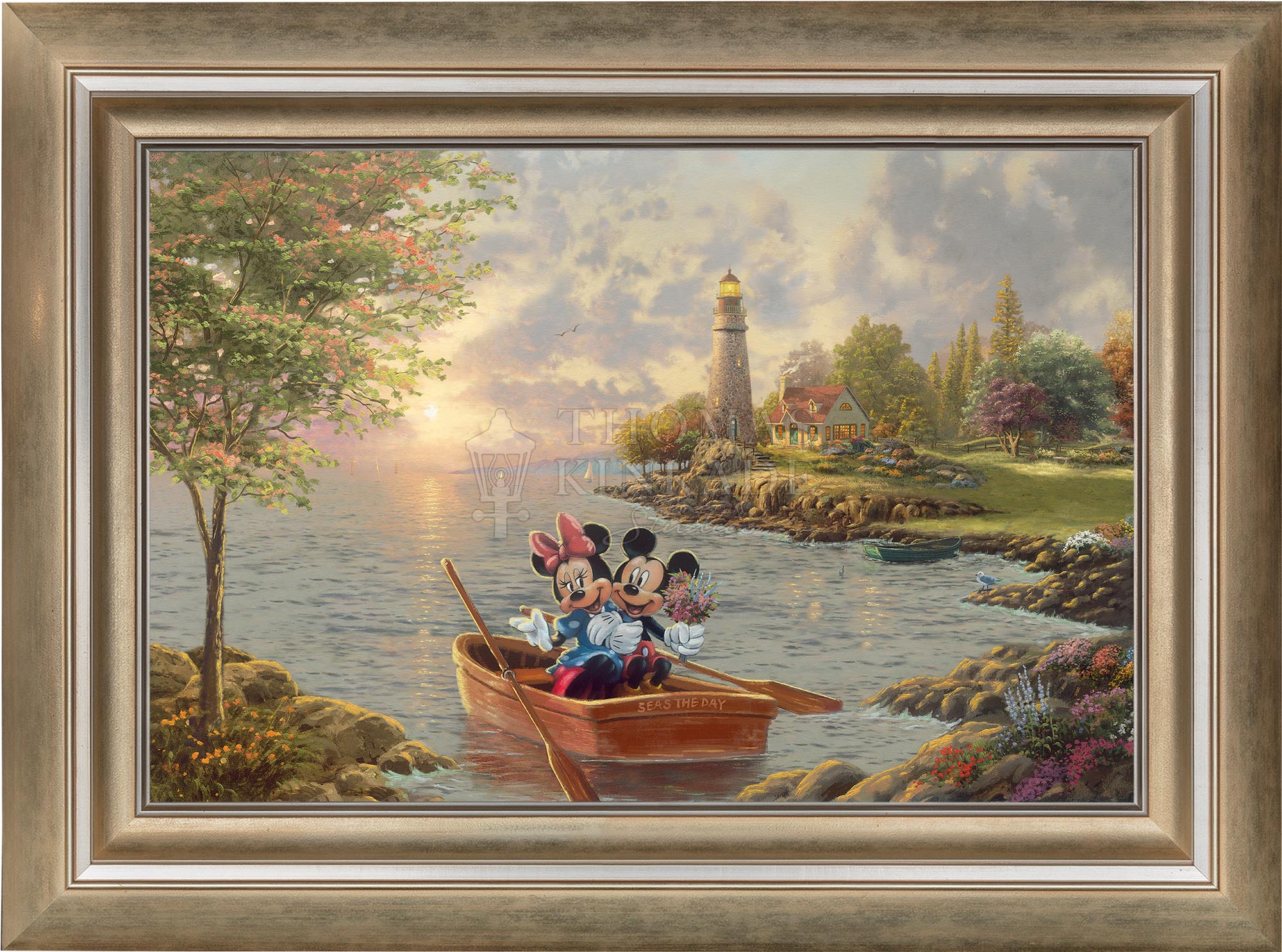 Disney Mickey and Minnie Lighthouse Cove - Jewel Edition Art - Image 5