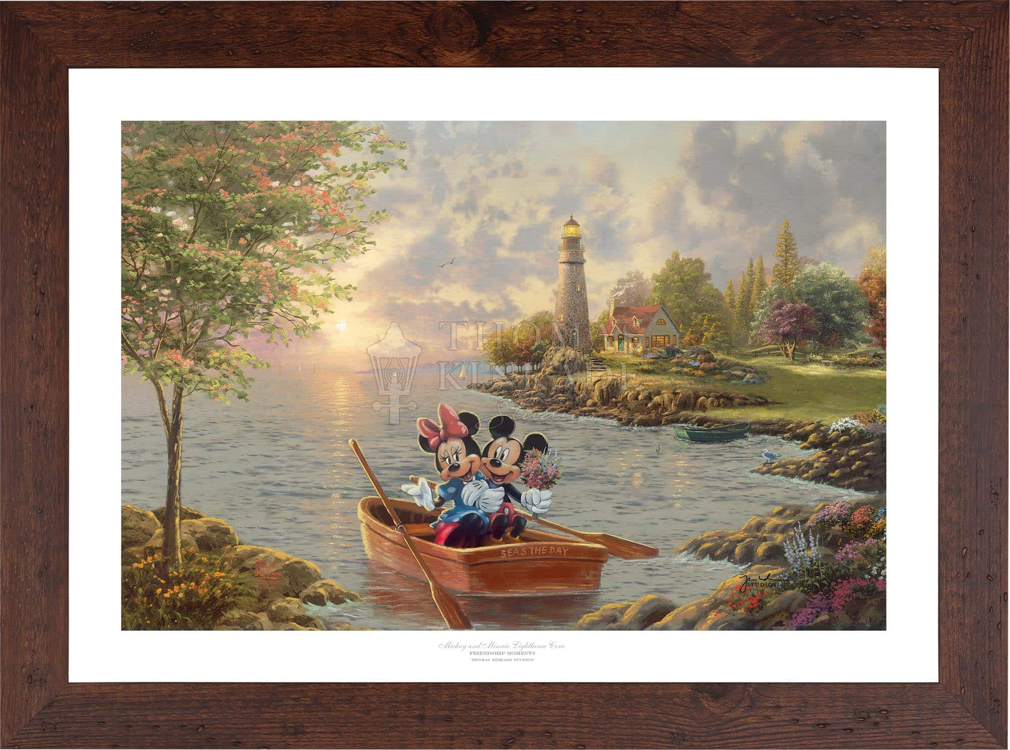Disney Mickey and Minnie Lighthouse Cove - Limited Edition Paper