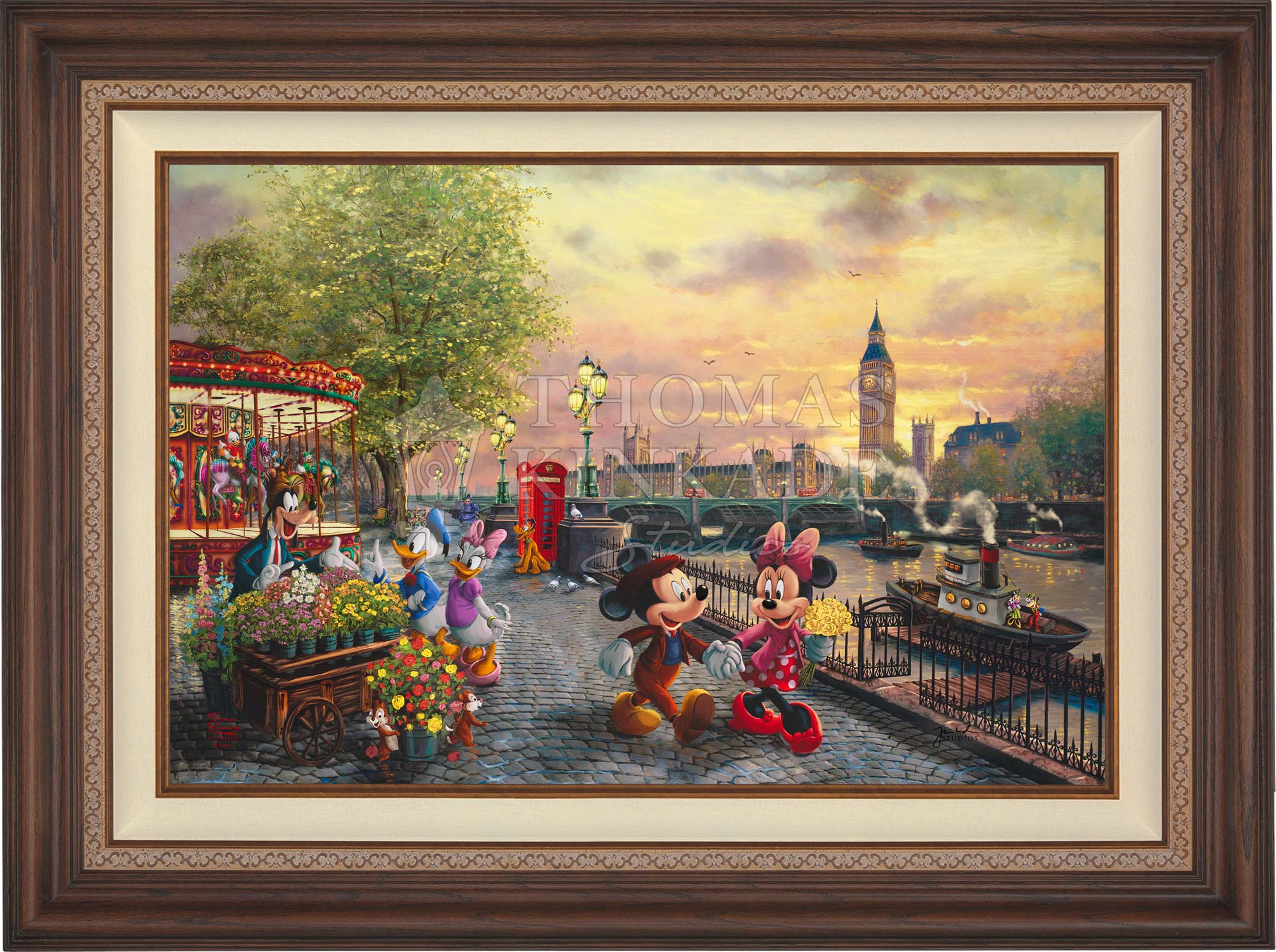 Disney Mickey and Minnie in London - Jewel Edition Art - Image 11