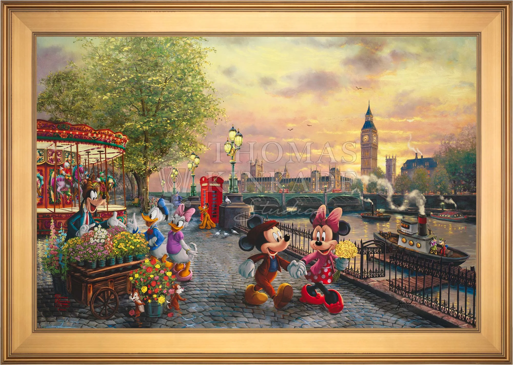 Disney Mickey and Minnie in London - Jewel Edition Art - Image 16