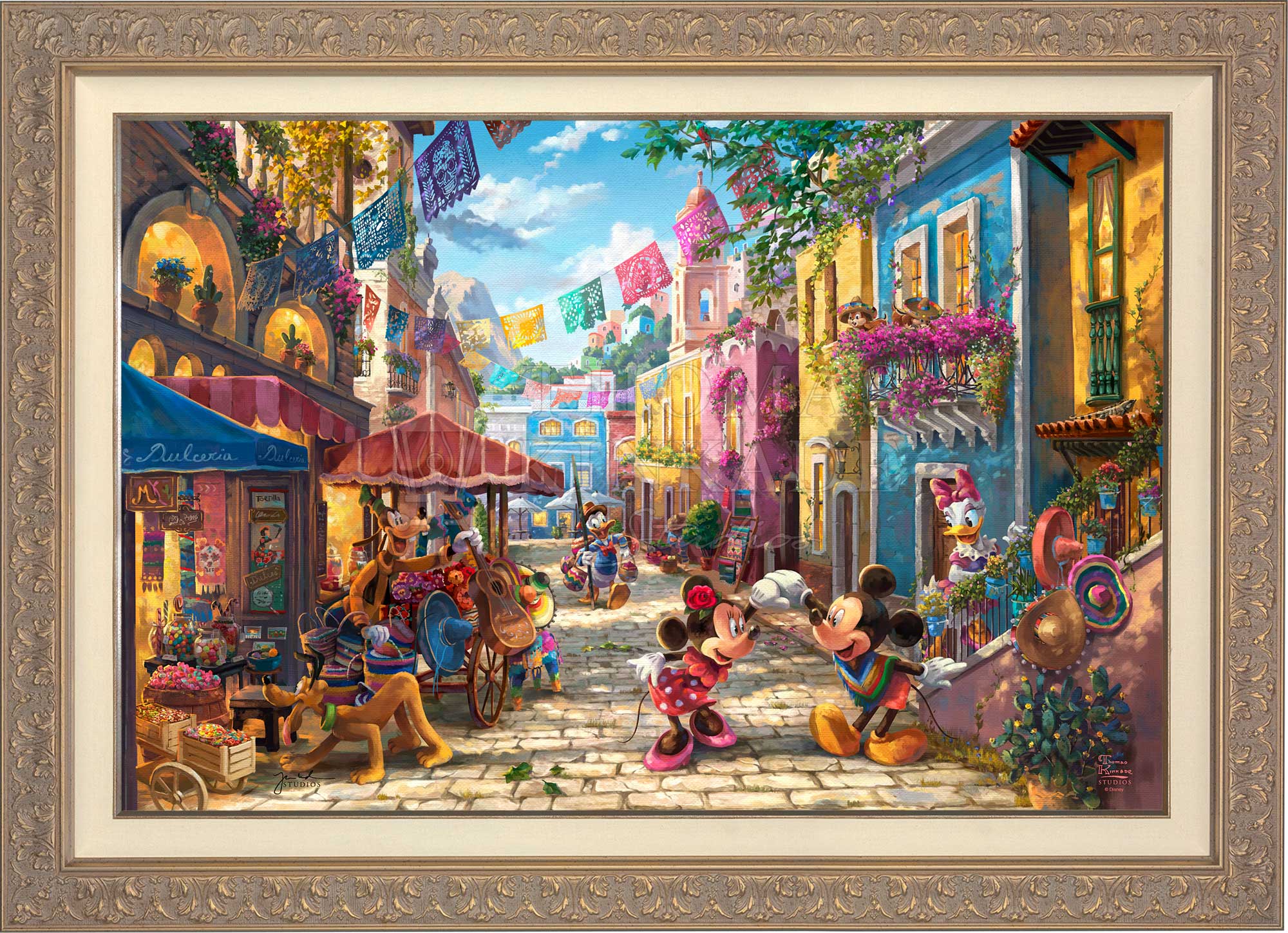 Disney Mickey and Minnie in Mexico - Jewel Edition Art - Image 8