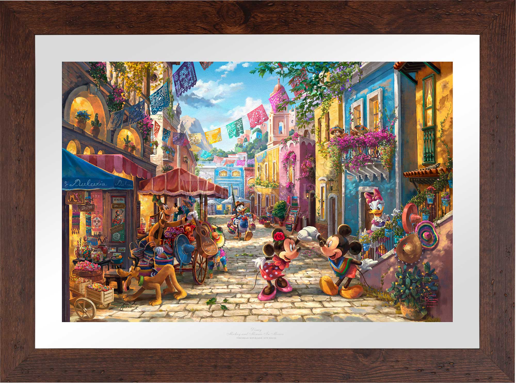Disney Mickey and Minnie in Mexico - Limited Edition Paper