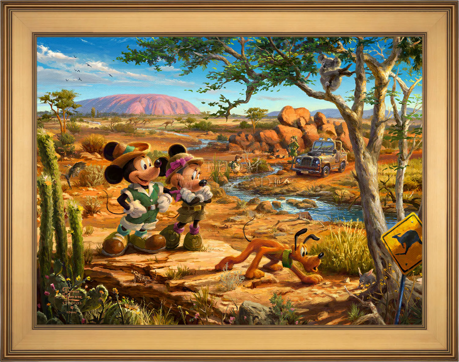 Disney Mickey and Minnie in the Outback - Limited Edition Canvas - Image 15