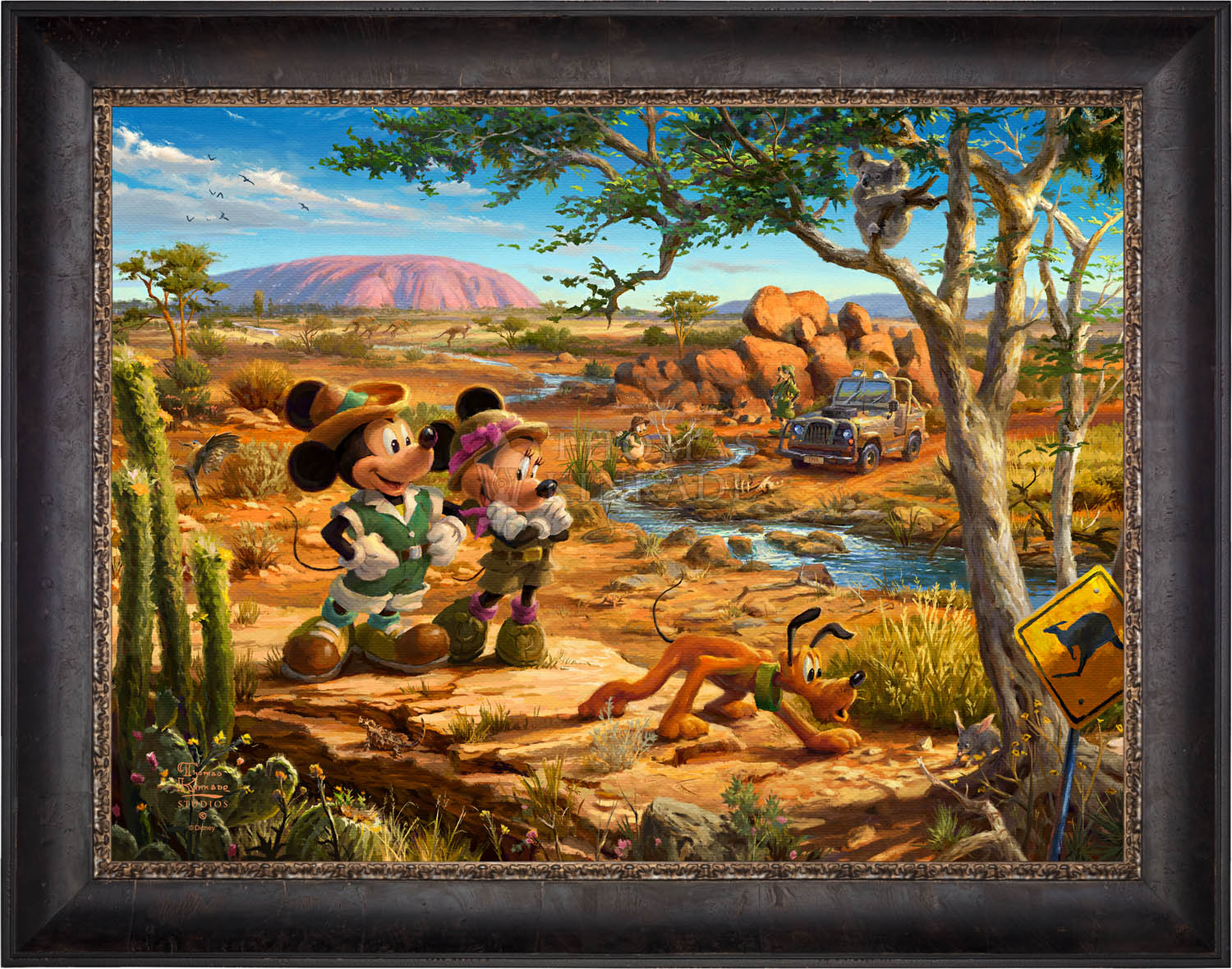 Disney Mickey and Minnie in the Outback - Limited Edition Canvas - Image 5