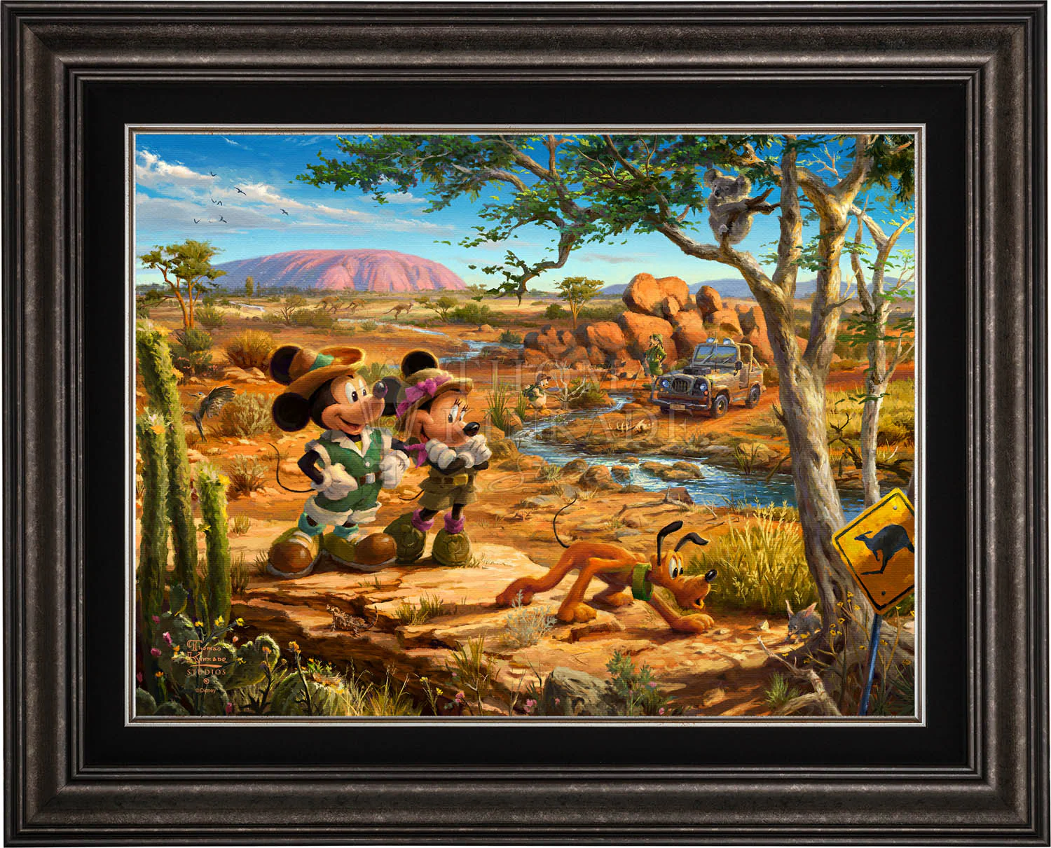 Disney Mickey and Minnie in the Outback - Limited Edition Canvas - Image 9