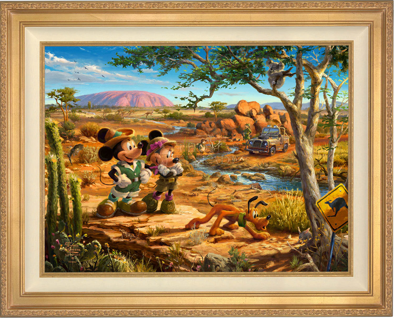 Disney Mickey and Minnie in the Outback - Jewel Edition Art - Image 2
