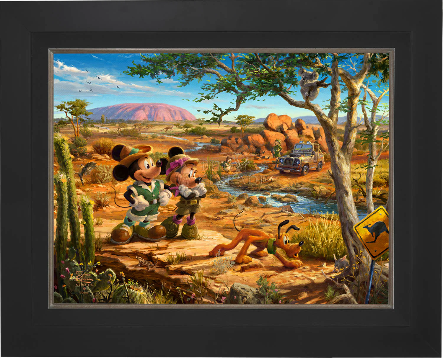 Disney Mickey and Minnie in the Outback - Jewel Edition Art - Image 8