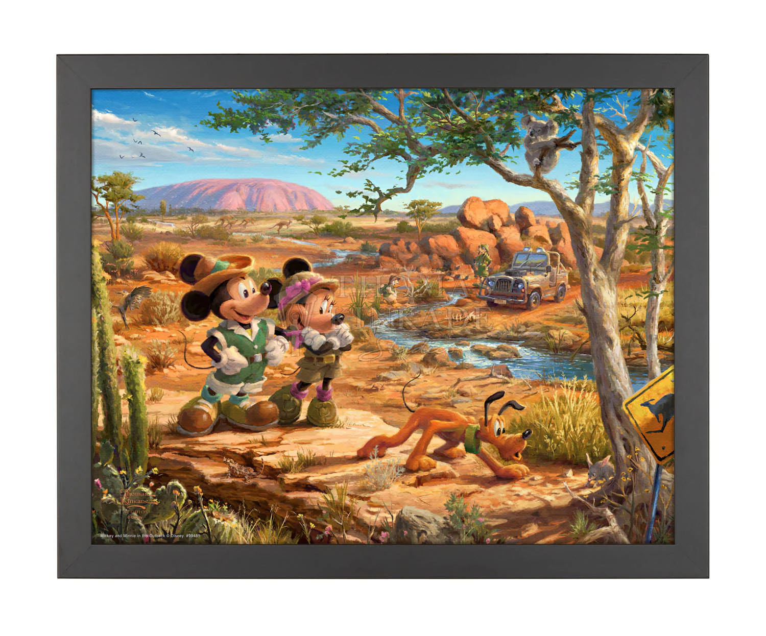 Disney Mickey and Minnie in the Outback - Art Prints