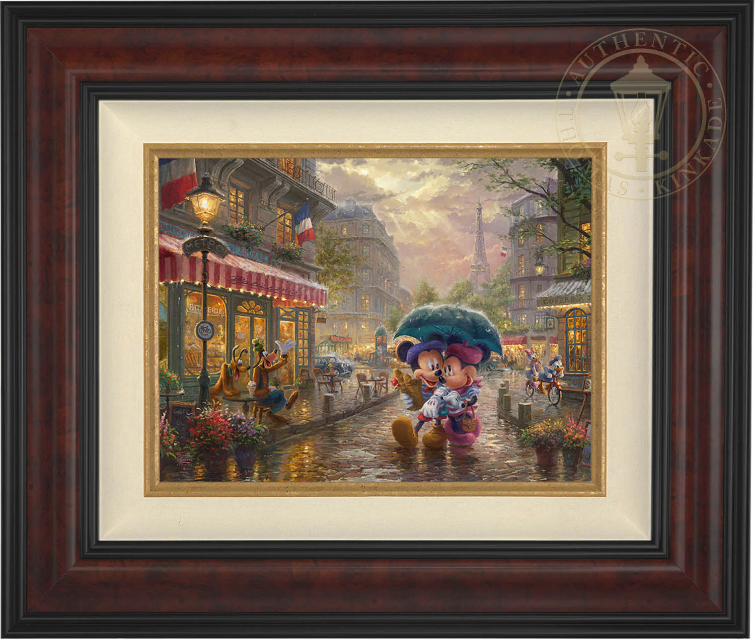 Disney Mickey and Minnie in Paris - Limited Edition Canvas - Image 5