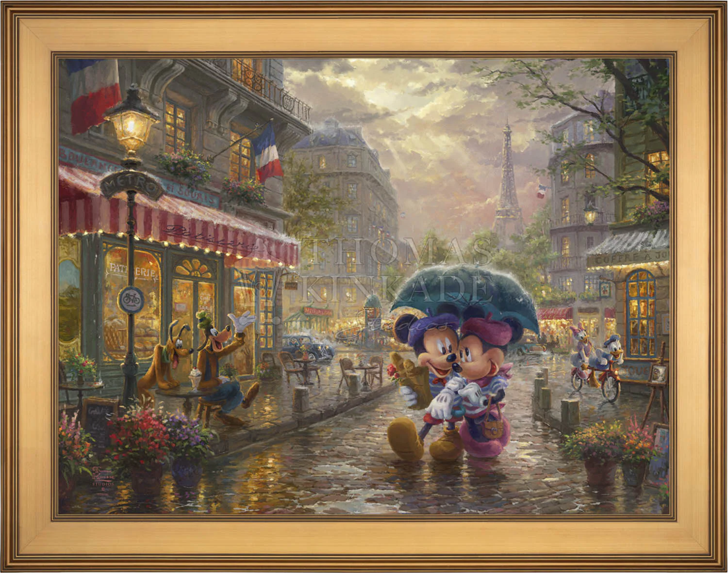 Disney Mickey and Minnie in Paris - Jewel Edition Art - Image 15