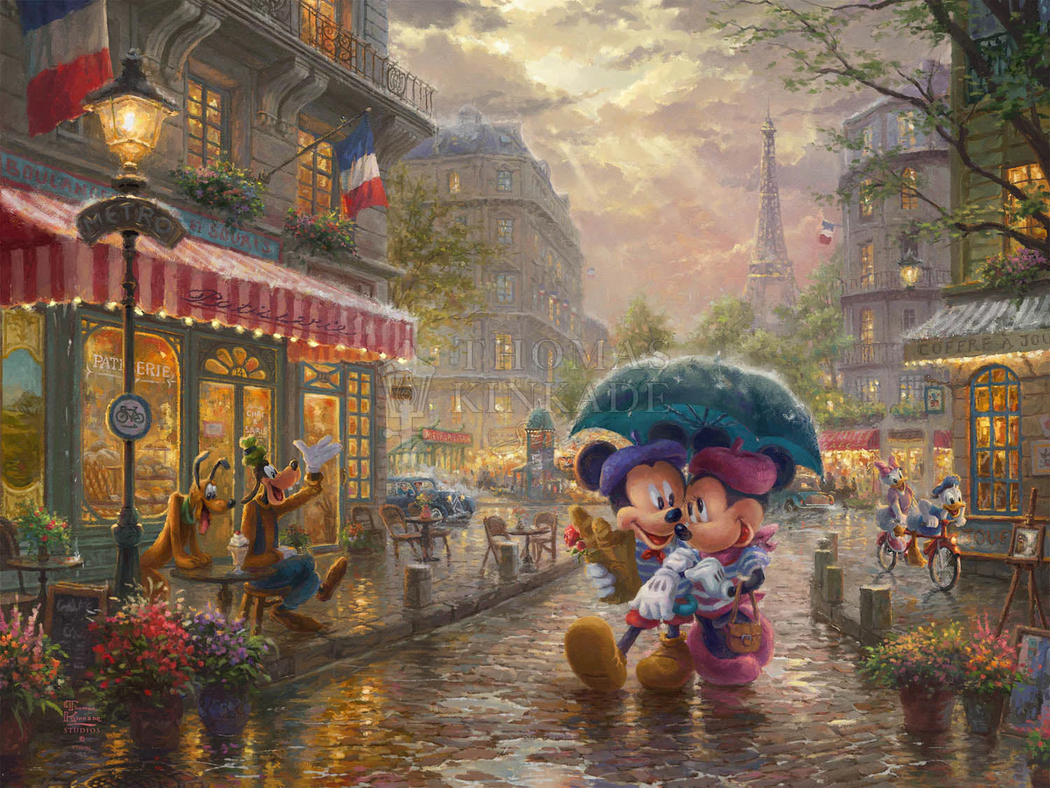 Disney Mickey and Minnie in Paris - Jewel Edition Art - Image 17