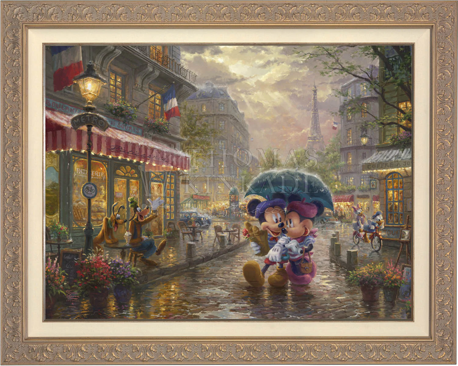 Disney Mickey and Minnie in Paris - Jewel Edition Art - Image 7
